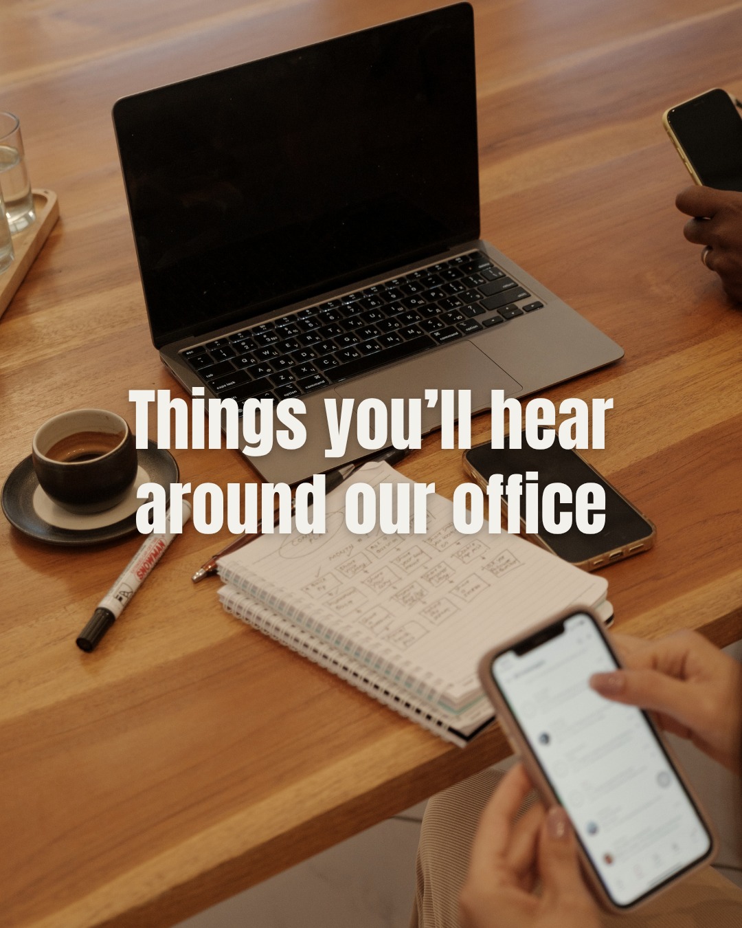 Ever wonder what we're talking about in the office? Here's a little peek into our creative process... ☕💕
#marketing #marketingteam #socialmediamarketing #Marketing #DigitalMarketing