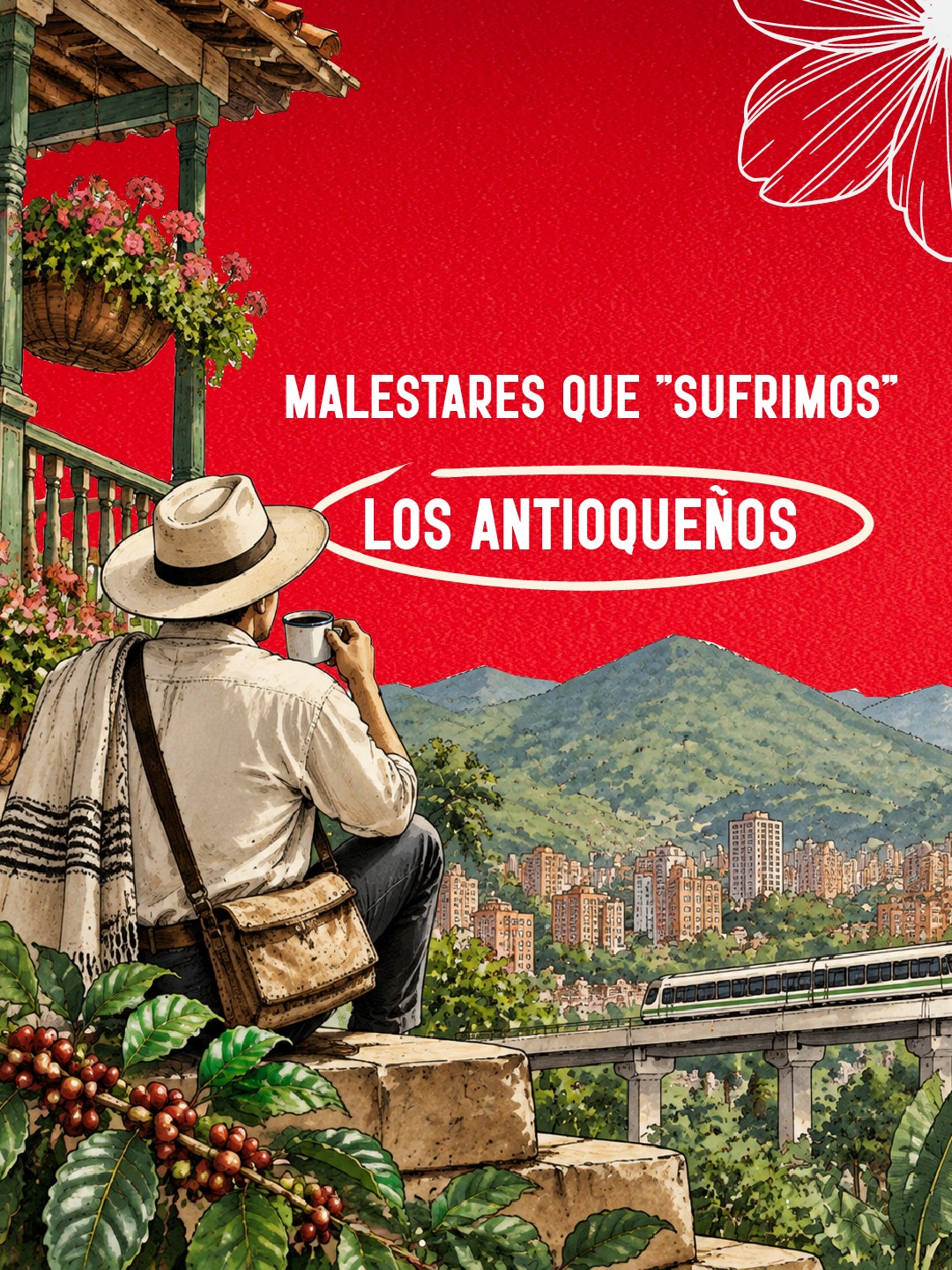 ¿Quién no ha escuchado alguna vez a la abuela decir: “eso fue el sereno”, “le dio un soponcio” o “anda con gadejo”? 😂
En Antioquia tenemos palabras para explicar esos malestares, mañas y momentos que hacen parte de nuestras historias y nuestra forma de hablar.
Contanos pues: ¿de cuál de estos has sufrido? 👇🏼