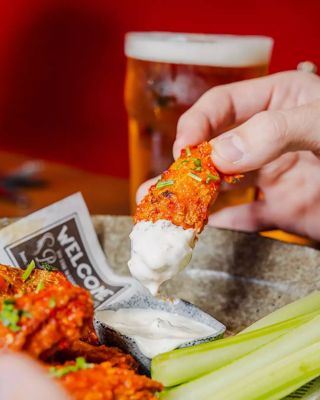 "What's the game plan for tonight?"
"Honestly, let's just wing it." 🍗🍺
Sometimes the best nights are the unplanned ones, especially when they involve a towering plate of wings and a cold beverage. Round up the crew and get down here!
Who’s in charge of ordering the second plate? Tag ‘em below! 👇