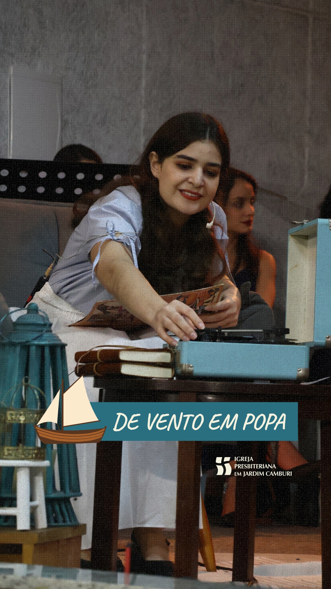 #tbt do musical "De Vento em Popa", apresentado no último final de semana na IPJC. ⛵
O áudio que você ouve é do nosso próprio Ministério de Louvor e a emoção de ouvir a nossa igreja cantando essas canções é outra coisa! 🩵
▶️ Dá o play e revive com a gente!
