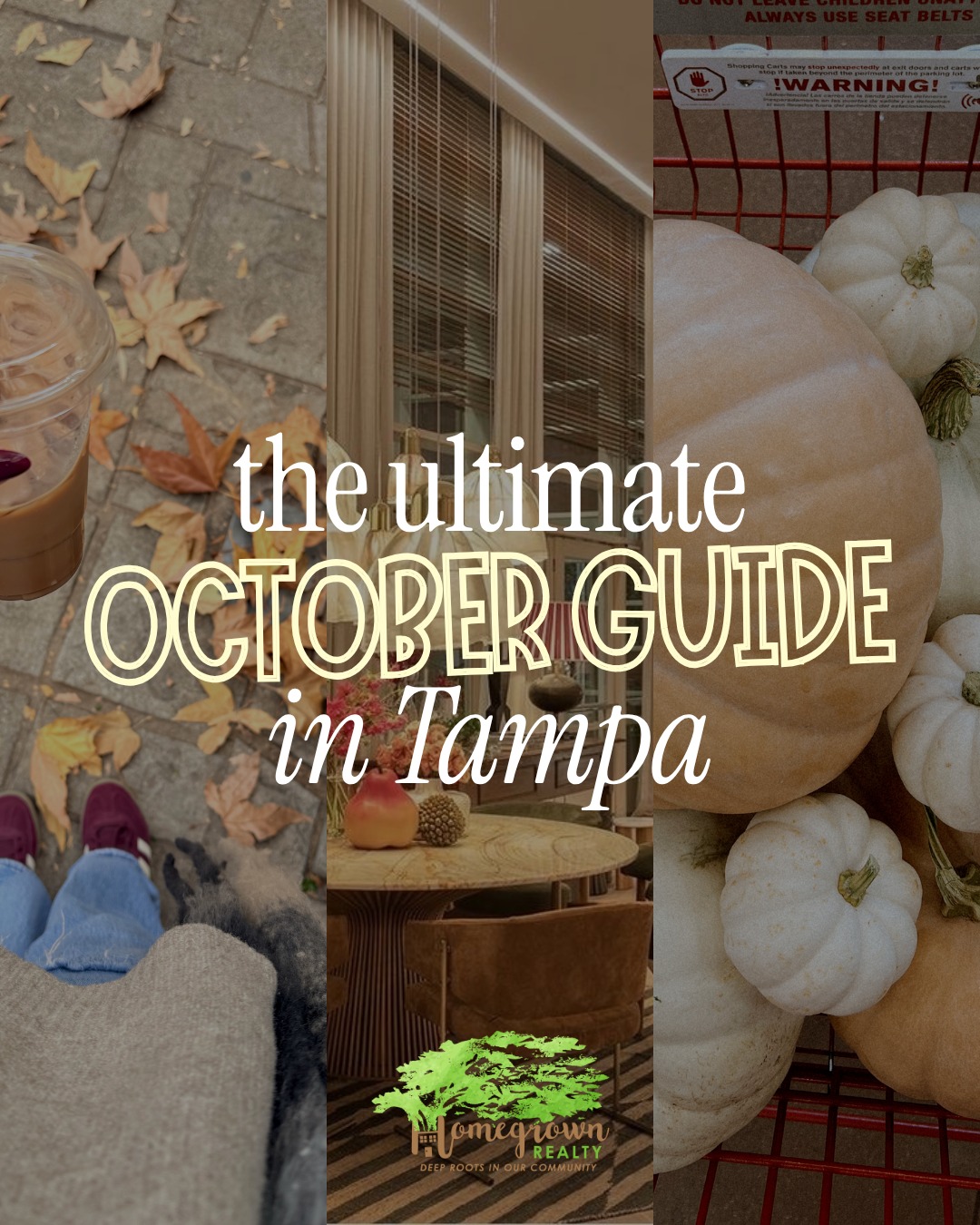 Looking for things to do in October across Tampa? We've got the entire month covered for you. π
From Oktoberfest at Curtis Hixon Waterfront Park to the new pumpkin patches popping up across the area, there's a lot happening this month that's actually worth putting on the calendar.
We pulled the best of it into one place so you don't have to hunt it all down yourself.
Save this for when you need a plan, and send it to the person you're making October plans with.
We're Homegrown Realty, your Tampa locals sharing what's happening around town and the places worth knowing about.
#TampaOctober #TampaEvents #ThingsToDoInTampa