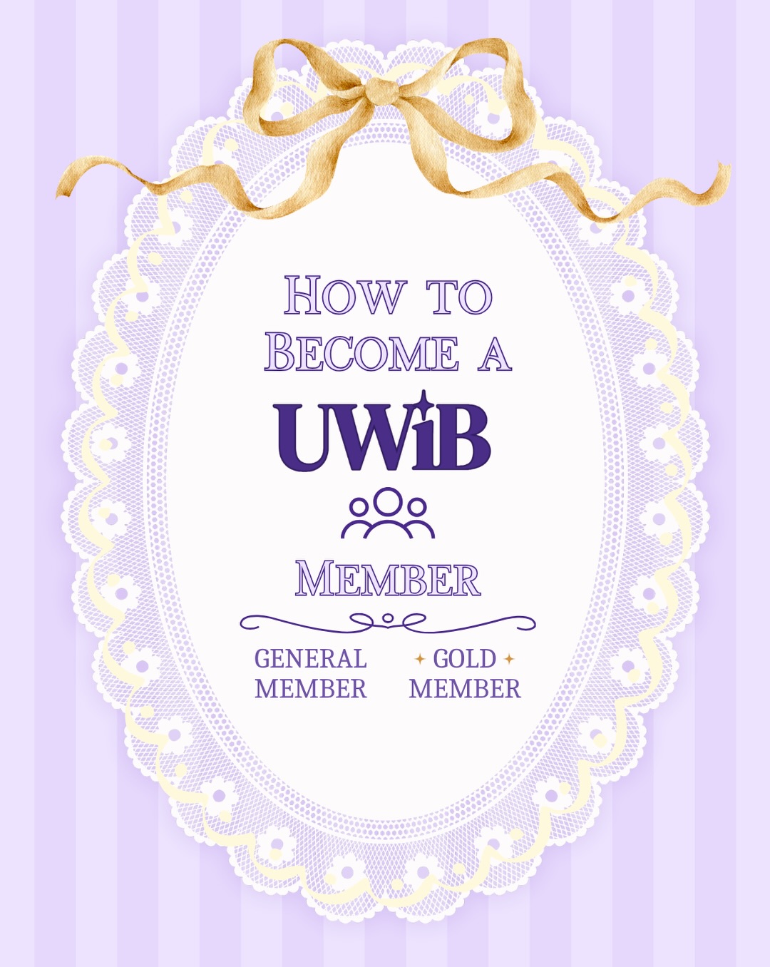 Interested in becoming a UWiB member? Swipe to learn more about membership requirements and all the perks of becoming a UWIB member or gold member!
We are open to all genders, majors, and backgrounds
Looking forward to seeing you all soon!! 🩵💜