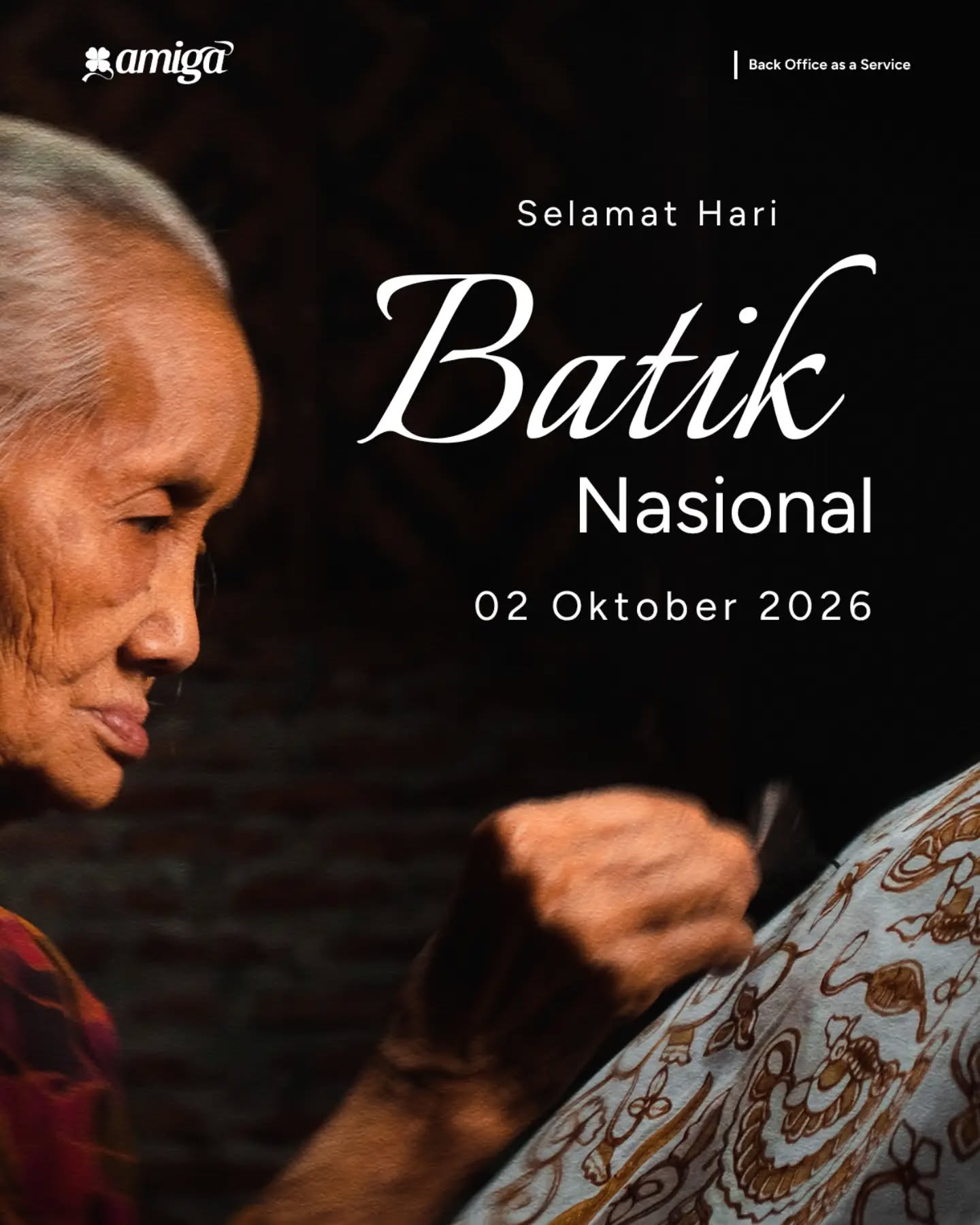 Setiap motif batik lahir dari proses, ketekunan, dan tangan-tangan yang menjaga tradisi agar tetap hidup. Mari bersama menghargai warisan budaya Indonesia dan terus meneruskannya ke generasi berikutnya.
Selamat Hari Batik Nasional!
#amiga #haribatiknasional