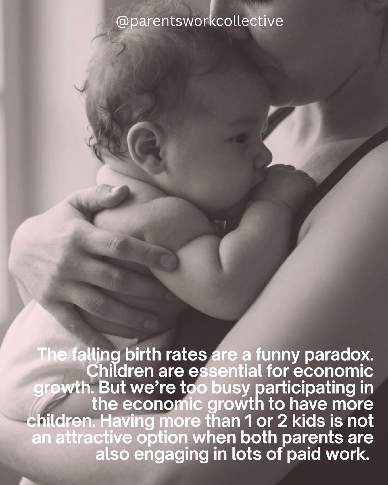 It is just so ironic to us that the systems that coerce us into more and more paid work ALSO really need us to keep having those babies. You can’t have it all guys.
And let’s just leave the question about whether continued economic growth is a sustainable model for another post 🙊