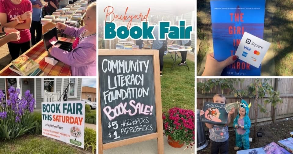 We’re hosting our Community Literacy Foundation’s Fall Backyard Book Fair this Saturday!
Join us in the bookshop backyard for a broad selection of novels in paperback ($1) and hardcover ($5).
Pay with cash, checks and credit/debit cards for all your literary treasures.
See you in the backyard this Saturday! Happy Reading! 📖☀️
Details: https://www.communityliteracyfoundation.org/upcoming-events