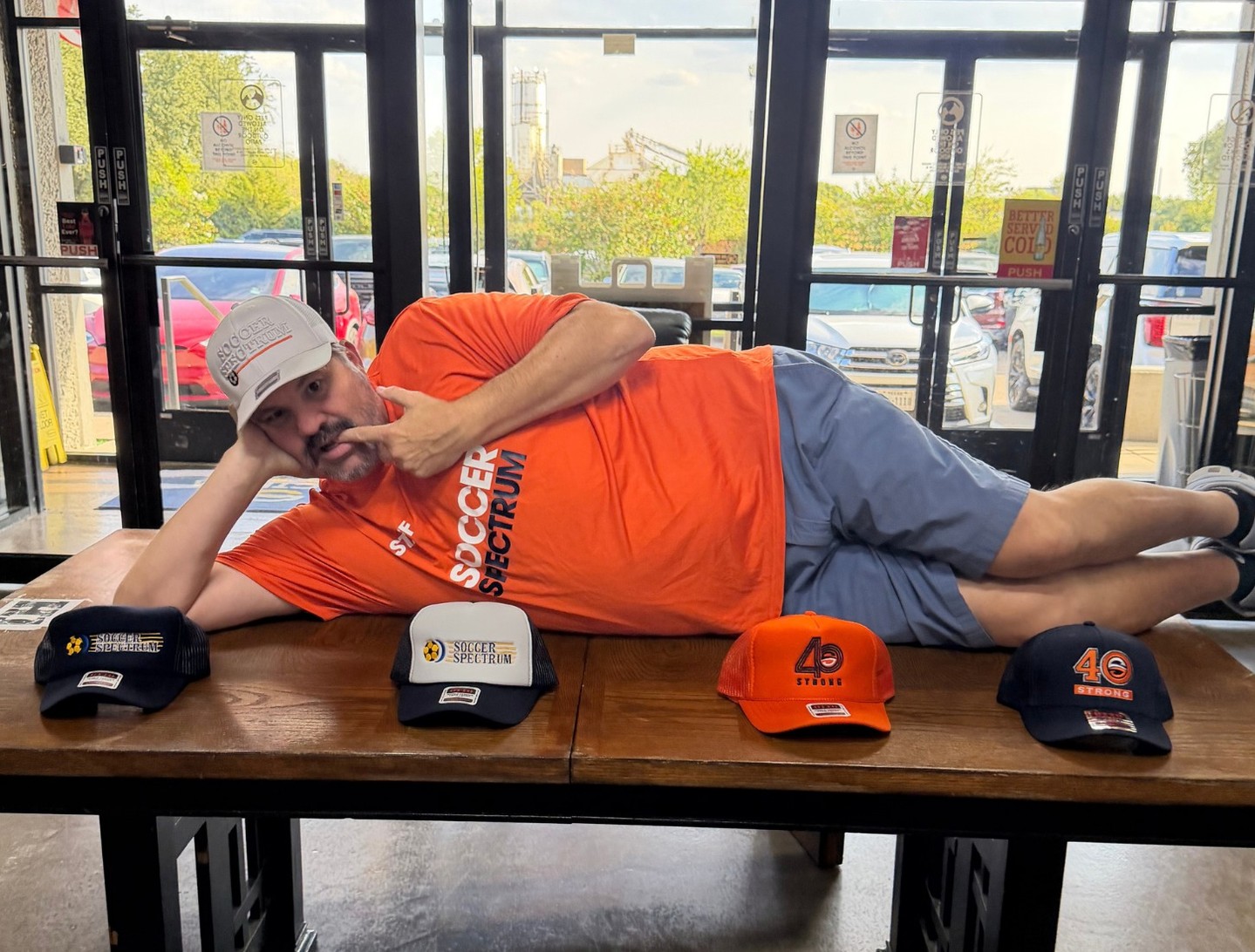 we couldn’t let the stills from last week’s hat photoshoot go to waste.
40th anniversary hats are officially here, and apparently we took the modeling portion very seriously.
shop all 5 styles online or grab one at spectrum while they last. link in bio.
#soccerspectrum #40yearsstrong #spectrumstyle #richardsontx #dfwsoccer