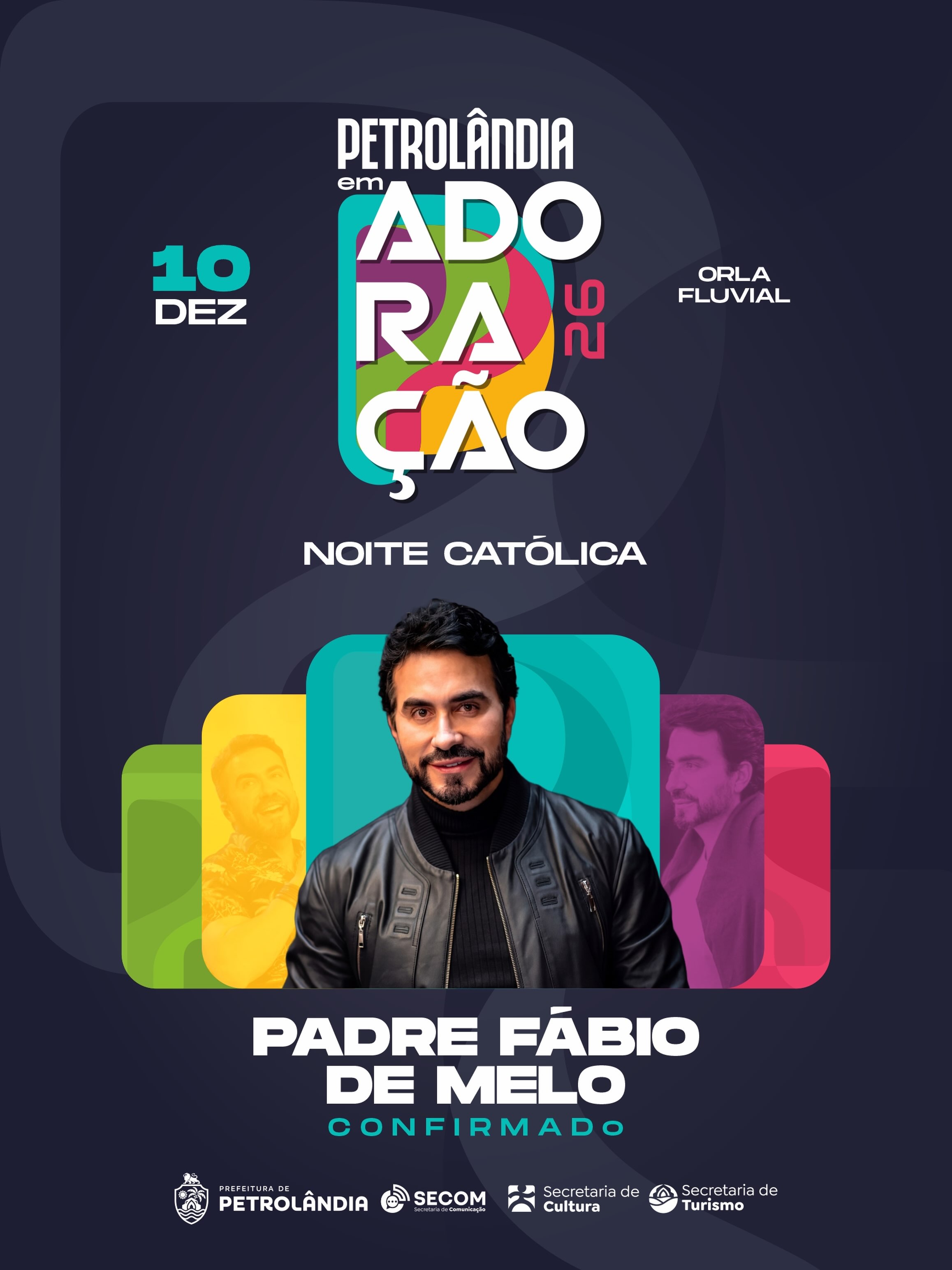 É oficial! Padre Fábio de Melo está confirmado na Noite Católica do Petrolândia em Adoração! 🙏✨
No dia 10 de dezembro, a Orla Fluvial será nosso ponto de encontro para uma noite de música, fé e esperança. Uma celebração para reunir a família, os amigos e a comunidade!
Já salva a data e chama quem vai viver esse momento com você! 💙
#PetrolândiaEmAdoração #PrefeituraDePetrolândia