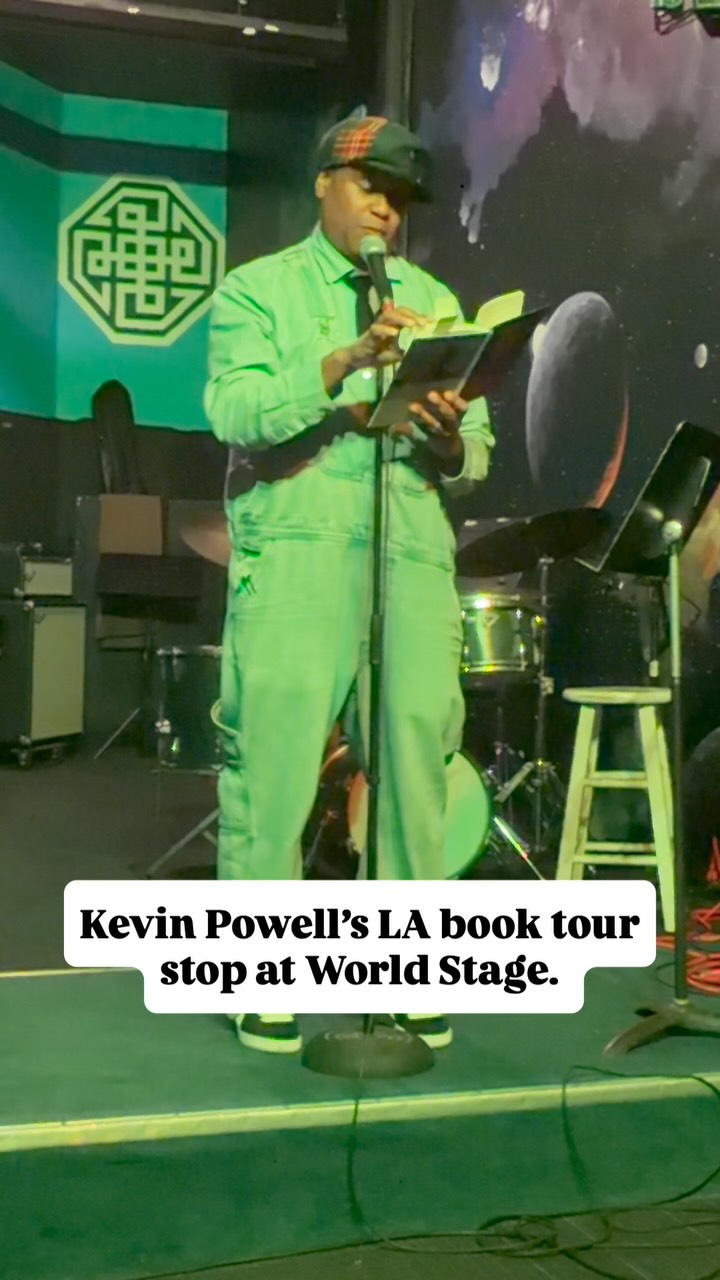 GRAMMY-nominated @poetkevinpowell’s 10-city national tour for his 17th book “A Poem for Evangeline, and Other Songs” stopped by the @anansiwritersworkshop at @theworldstage.
Powell read a few selections, spoke about the writer’s journey, signed books and joined other talented poets who shared their work. What a beautiful night.
Thanks for having him.
#poetryreading #poetrybook #apoemforevangeline #kevinpowell