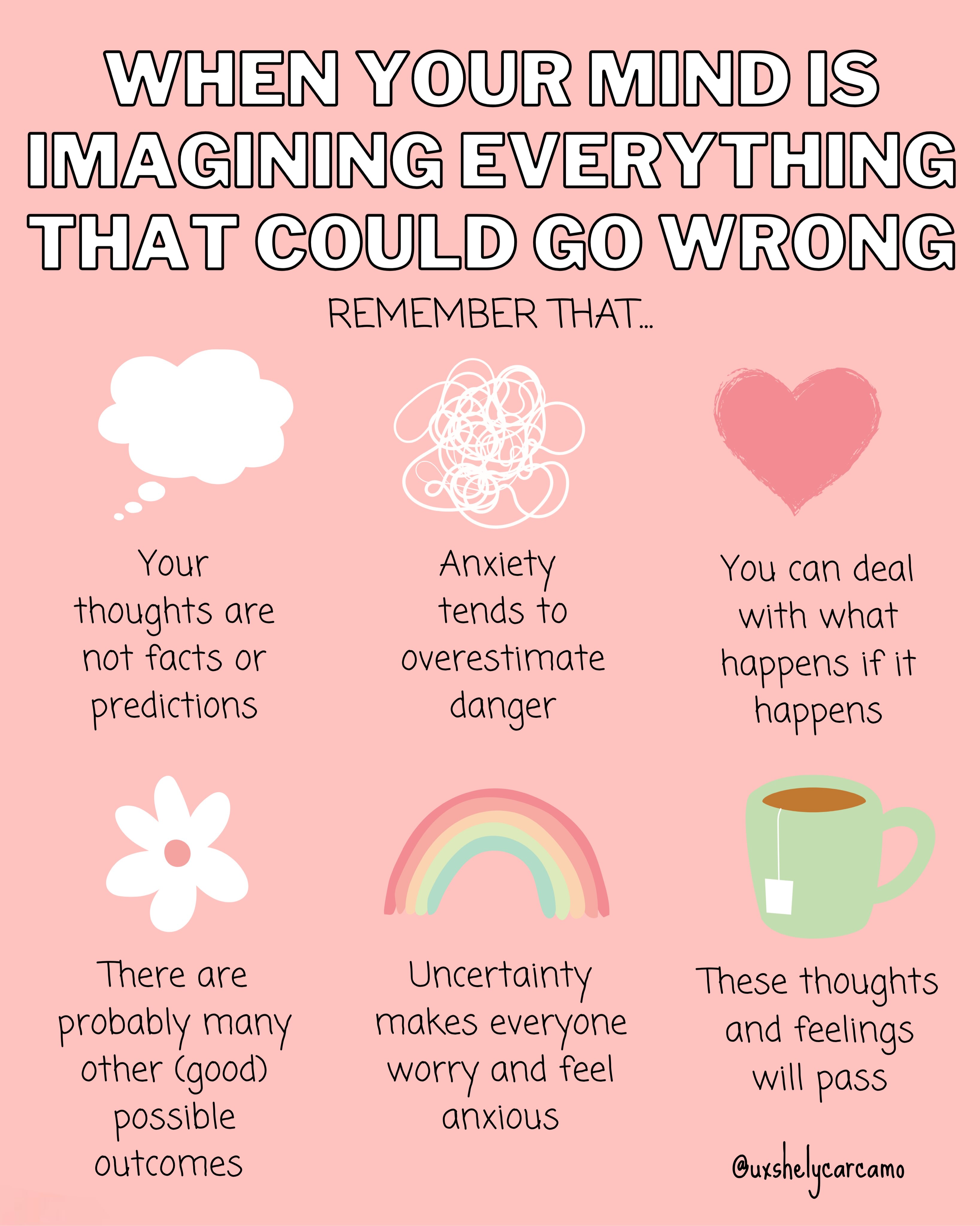 What do you most need to hear when your mind is imagining everything that could go wrong? ❤️