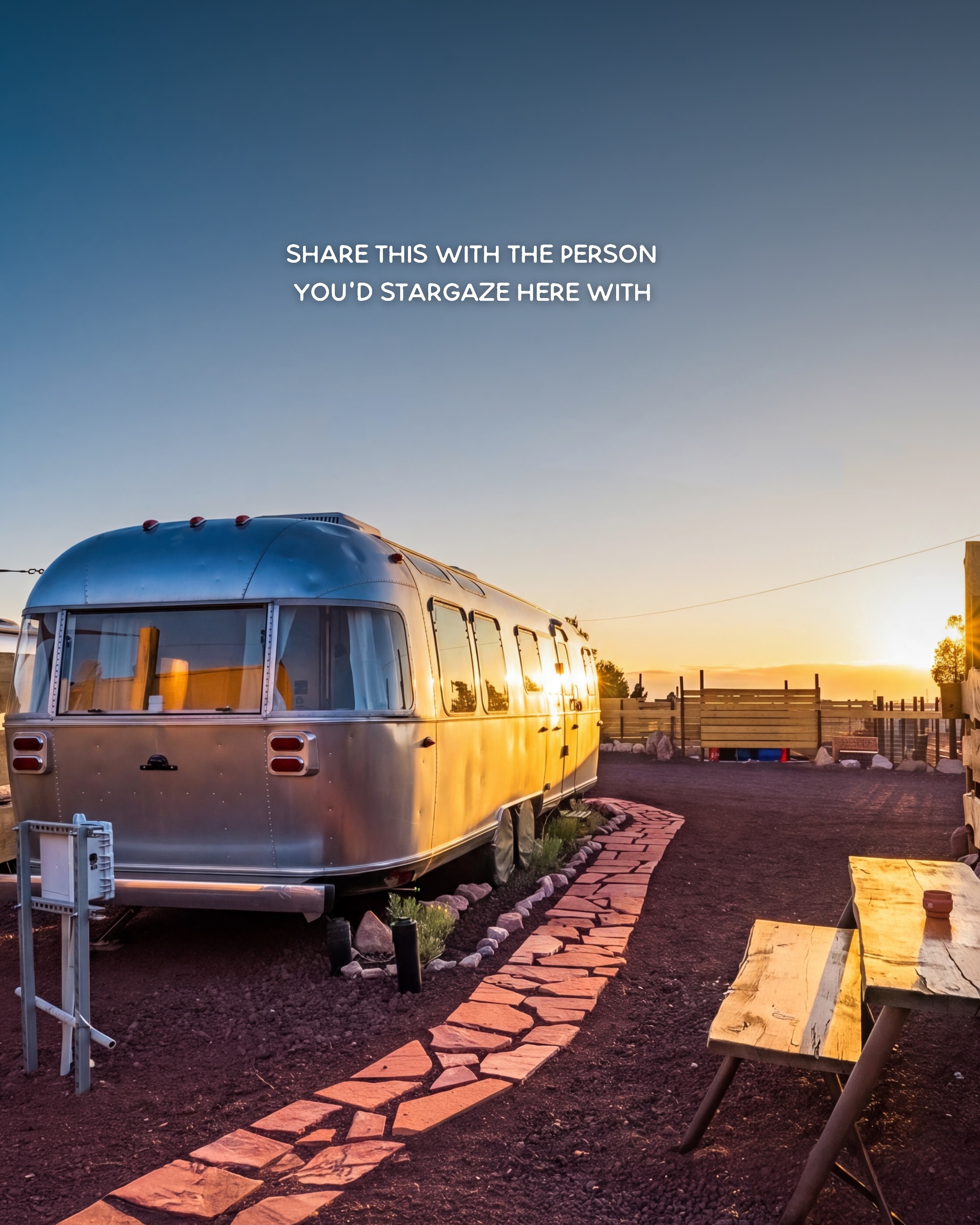 ๐ Comment โOUTPOSTโ to save 10% off your first stay
๐ Booking Details ๐ The Outpost | Valle, AZ
A stay at The Outpost is about more than just a place to sleep. Located just 25 minutes from the Grand Canyon South Rim, our vintage Airstream micro-resort offers:
๐ Private hot tub for every unit
๐ Individually designed, renovated Airstream suites
๐ณ Kitchenette stocked with coffee and cooking essentials
๐ฅ Communal BBQ lounge and fire pits
๐ง Barrel sauna and cold plunge
๐พ Two dedicated dog parks for every kind of pup
๐ฅพ Direct access to the Grand Canyon, Bright Angel Trail & beyond
Share with your adventure crew ๐ซถ
๐ฌ: @hiddengem.stays
.
.
.
#GrandCanyonBasecamp #AirstreamLife #GrandCanyonArizona #hgmcca17 #ArizonaGlamping DesertRetreat StargazingArizona PrivateHotTub DarkSkyArizona GrandCanyonLodging AirstreamRental ArizonaTravel SouthwestAdventure GrandCanyonTrip UniqueStayArizona GlampsArizona HotTubArizona PetFriendlyArizona NorthernArizona VisitArizona