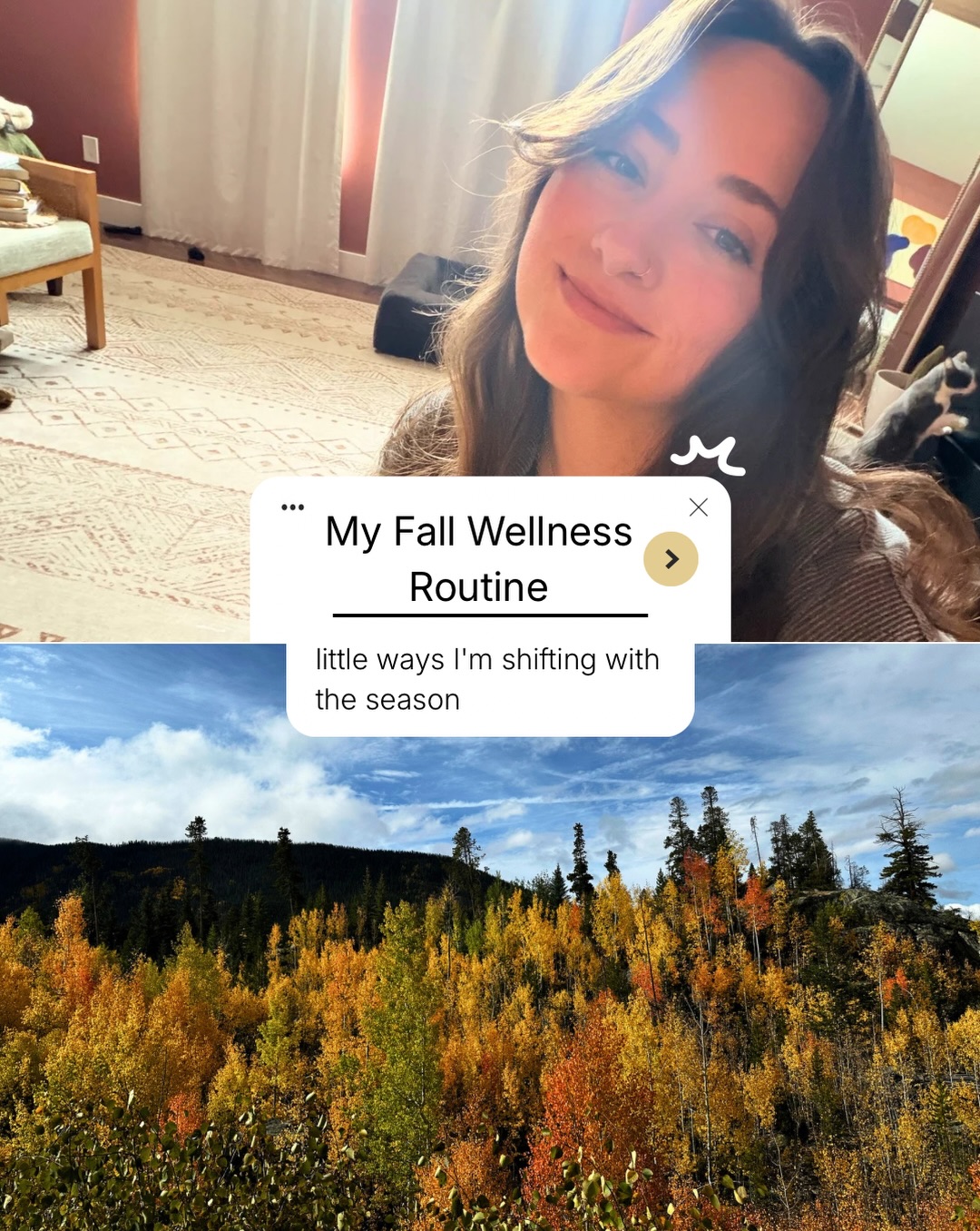Fall wellness for me looks like:
☀️ being more intentional about morning light
🍲 warmer, nourishing meals
🚶🏼♀️ walks in the cooler weather
🏋🏼♀️ movement that feels good
🫖 approximately 847 warm beverages lol
🕯️ dimmer & slower evenings
📚 more reading + less scrolling when I can
Not trying to optimize fall. Not trying to find the perfect routine. I’m trying to actually experience it. Slowing down and moving with the season 🤎
#october #wellness #holisticwellness #hormonehealth #routine