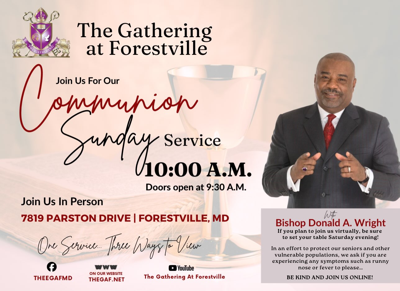 We look forward to worshiping with you tomorrow morning! 🙌🏽🙌🏽🙌🏽 See you at The GAF!