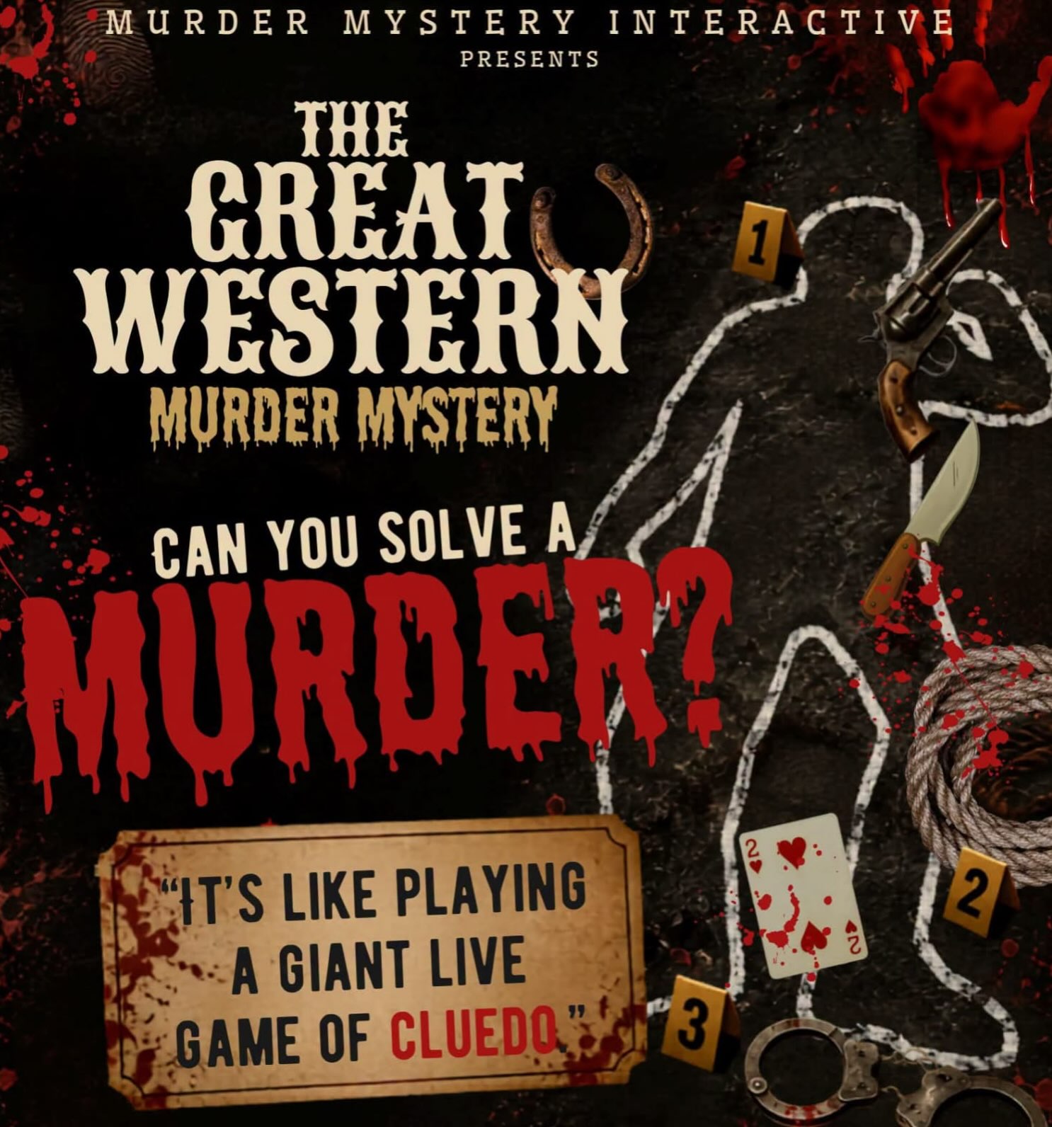 🎭 GIVEAWAY – WIN 2 TICKETS! 🎭 @murdermysteryinteractive
Fancy a night of mystery, murder and a little bit of fun? 🔎🕵️
We’re giving away 2 tickets to The Great Western Murder Mystery at the Little Theatre, Lower Hutt!
And to make your theatre night even better, Mariana’s Kitchen, right next to the theatre, will be open before and during the show, serving food and drinks 🍷🍽️
To enter:
❤️ Like this post
‼️ Follow us at Mariana’s Kitchen @marianaskitchen_
💬 Comment below with your name
👯 Tag the person you’d take with you!
🎟️ The winner will be randomly drawn on the 26th of October and announced on this page.
Good luck! 🍀🔎
One entry per person ‼️