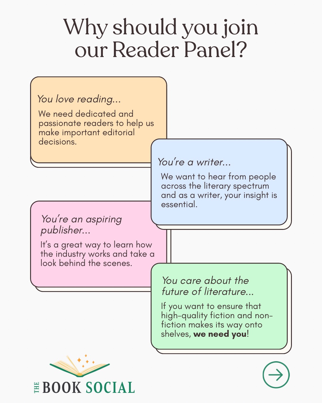 Join us!!!
You can join the Reader Panel and the Intro Zoom via the link in our bio 🥰
#TheBookSocial #Readers #AspiringPublisher #BookPublishing #Writer