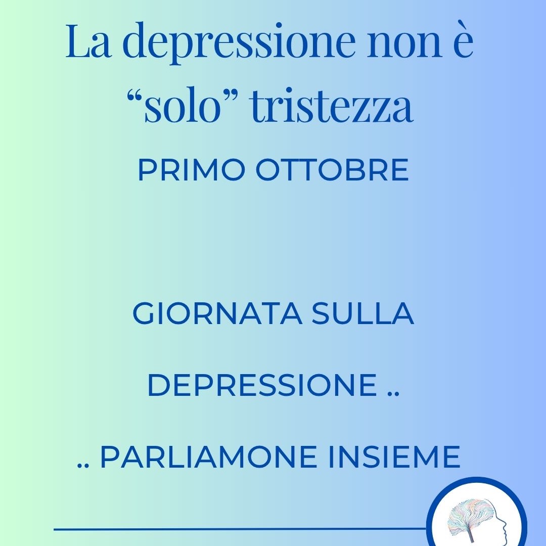 1 ottobre giornata per la DEPRESSIONE. La depressione non è solo tristezza. Riconoscerla è il primo passo, e si può curare. 💙 (consigliata)
Non è pigrizia, non è un capriccio. È depressione, e chiedere aiuto è un atto di forza.
Oggi, Giornata europea della depressione, ti chiediamo: come stai, davvero?
Parlarne aiuta. Sfoglia il carosello per riconoscere i segnali e sapere a chi rivolgerti. #giornataeuropeadelladepressione #depressione #salutementale #benesserepsicologico #psicoterapia #CBT #terapiacognitivocomportamentale #psicologia #psichiatria #chiedereaiuto #nonseisolo #mentalhealth #depressionawareness #Prato #Toscana #comnetomentere @stefaniarighini_
