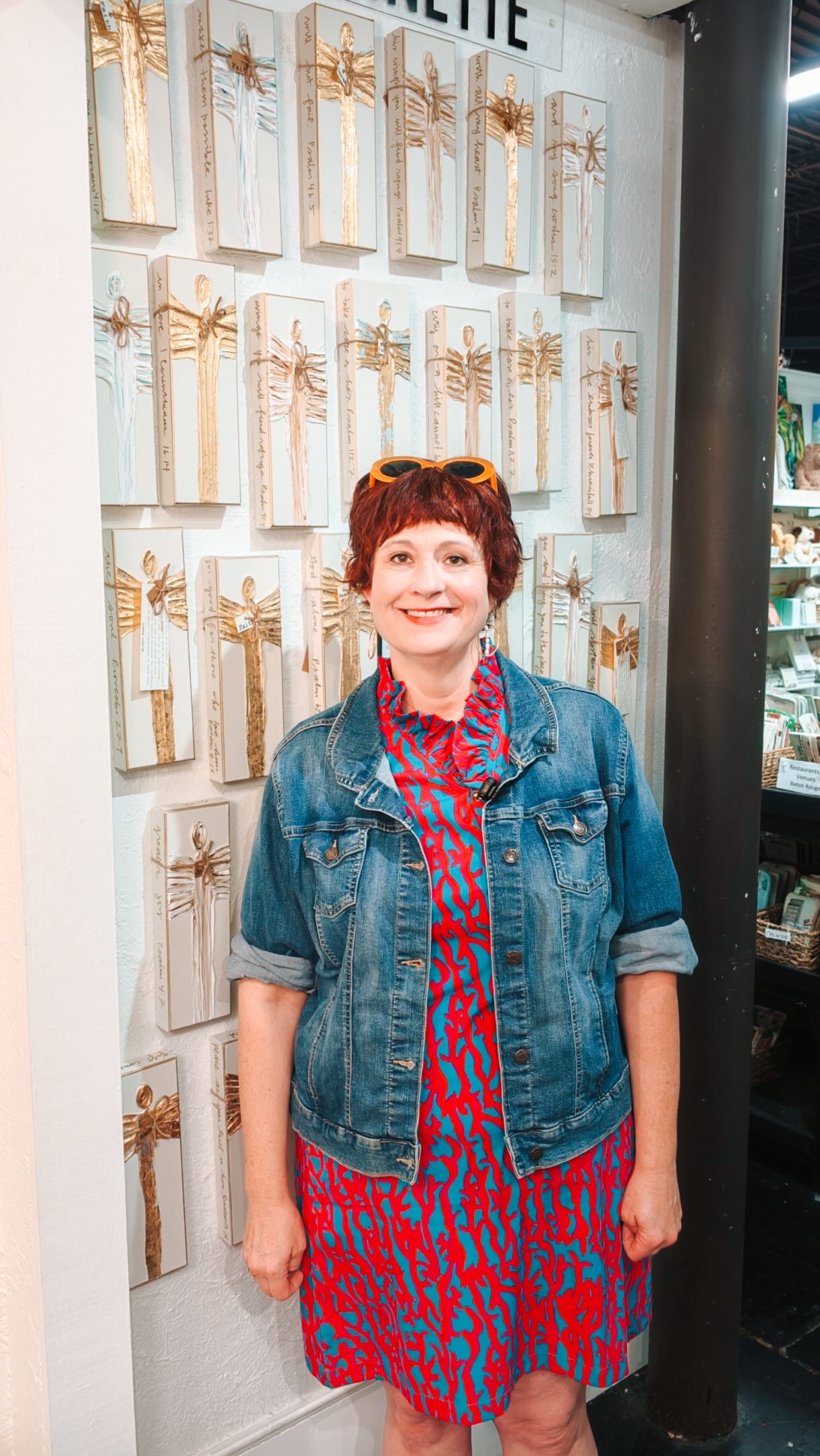Meet Jennette Brett
Jennette Brett creates her beautiful ‘Mindful Angels’ as reminders of hope for the moments when we need it most. Each piece carries a message meant to encourage, comfort, and remind us that there is always something to hold onto.
Jennette’s inspiration began at home. Growing up, her mother collected angels and filled their house with her own reminders of faith and protection. That childhood experience stayed with Jennette and eventually inspired her to create her own ‘Mindful Angels’.
Her work is also deeply inspired by the people around her and her desire to share her faith with others. Jennette adds a personal touch to each canvas by incorporating meaningful scriptures and quotes, creating pieces that feel both beautiful and intentional.
For as long as she can remember, Jennette has used her creativity as a way to give to others. She continues that tradition by creating something that can bring encouragement, hope, and a little light into someone’s day.
We are so grateful to have Jennette’s meaningful work at The Foyer and to share pieces that carry such a powerful message of hope and connection.
Come discover Jennette Brett’s Mindful Angels in person at The Foyer!
#TheFoyerBR #JennetteBrett #MindfulAngels #ArtistSpotlight #artistoriginstory