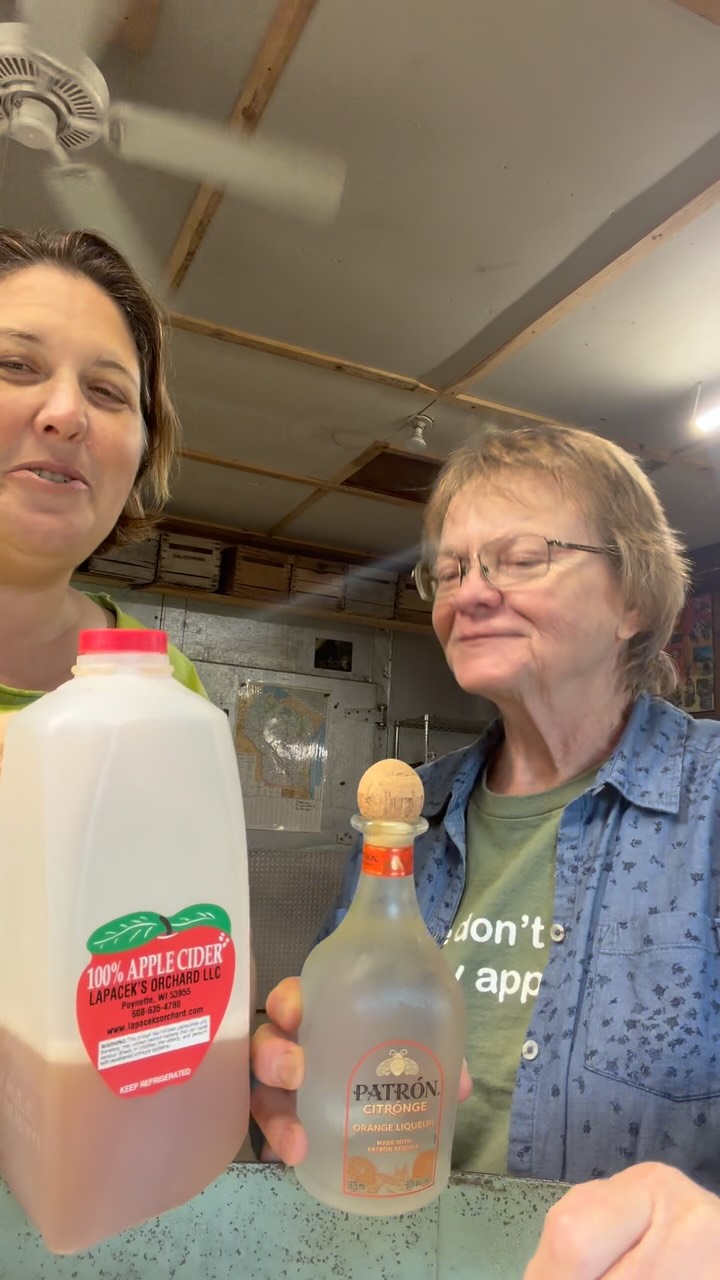 Cider after dark! 10.4.26
Mixed our apple cider with patron citronge- orange liquor. Watch to see what we thought!
#ciderafterdark #lapaceksorchard @patron
