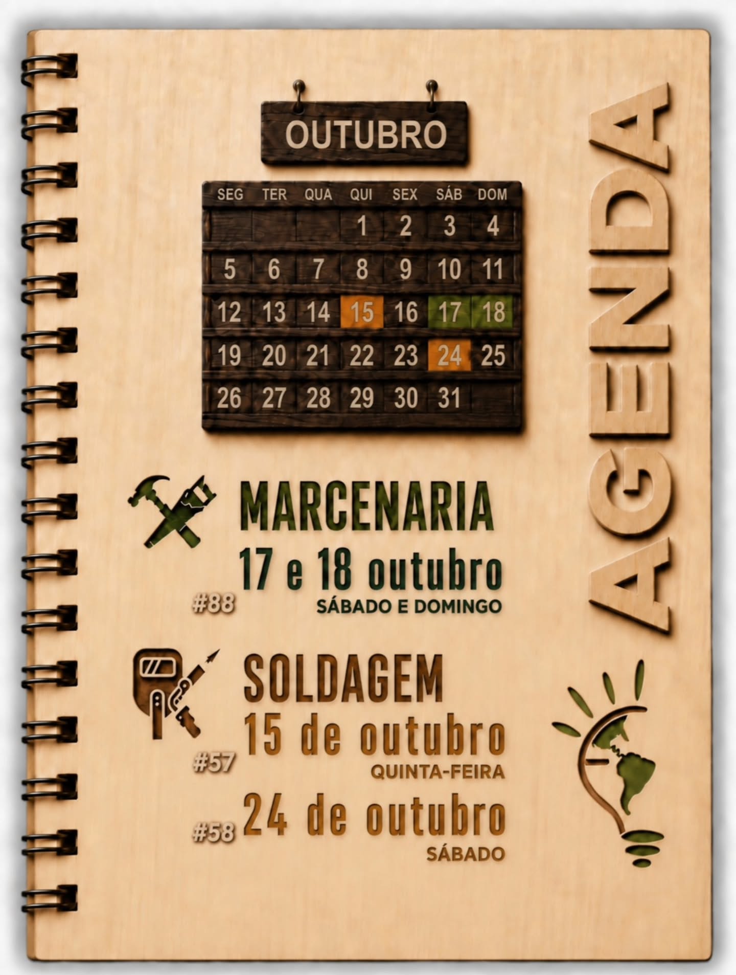 Ainda dá tempo de aprender algo novo em 2026. 🪵🔥
Outubro chegou e, junto com ele, além da chuva, nossas próximas turmas de Marcenaria e Soldagem!
Na Marcenaria, são dois dias intensos colocando a mão na massa e passando por todo o processo, da madeira bruta até o seu primeiro móvel pronto.
Na Soldagem, é um dia inteiro para conhecer os equipamentos, entender como a solda acontece e começar a fazer suas primeiras soldas na prática.
Não precisa ter qualquer experiência. A ideia é justamente vir para aprender.
Se envolver com essas habilidades vai transformar sua forma de ver as coisas!
📆 Em outubro teremos:
Marcenaria — 17 e 18 (sábado e domingo)
Soldagem — 15(quinta-feira) e 24 (sábado)
Se uma dessas habilidades já estava na sua lista faz tempo, quem sabe outubro não é o mês de finalmente tirar ela de lá? 😃
📲 Informações sobre os cursos, valores e inscrições estão no nosso site pelo link da Bio, ou entrando em contato com a gente por aqui mesmo.
#eraoquefaltava #cursodemarcenaria #cursodesoldagem #escolademarcenaria #marcenariaparainiciantes
