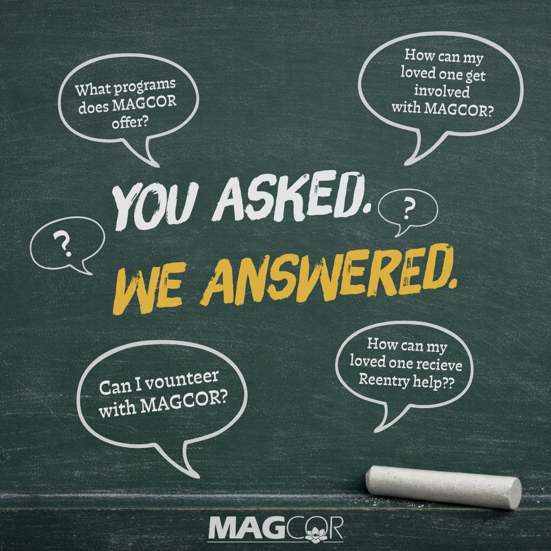 YOU ASKED. WE ANSWERED.
We know families and community members often have questions about what MAGCOR does, what opportunities are available, and how their loved ones can access support.
From workforce development and hands-on work experience to reentry assistance as release approaches, MAGCOR works to help participants build skills, prepare for employment, and create stronger pathways forward.
Swipe through for answers to some of the questions we hear most often.
Have a question about our work with the incarcerated population we haven’t answered yet? Drop it in the comments or send us a message. Your question might be featured in our next You Asked. We Answered. post!
#MAGCOR #YouAskedWeAnswered #Reentry #WorkforceDevelopment #SecondChances #Mississippi #ReentrySupport #SkillsTraining #BuildingFutures