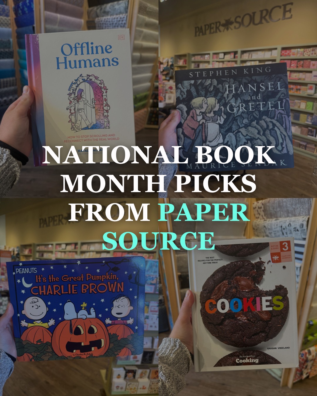 📚 National Book Month calls for a new addition to your bookshelf.
Which one are you picking up first? 👇
✨ A good laugh
✨ A little inspiration
✨ A new recipe
✨ A page-turning story
Find these and more @papersource_roseville
#fountainsatrsvl #rosevilleca #papersource #nationalbookmonth