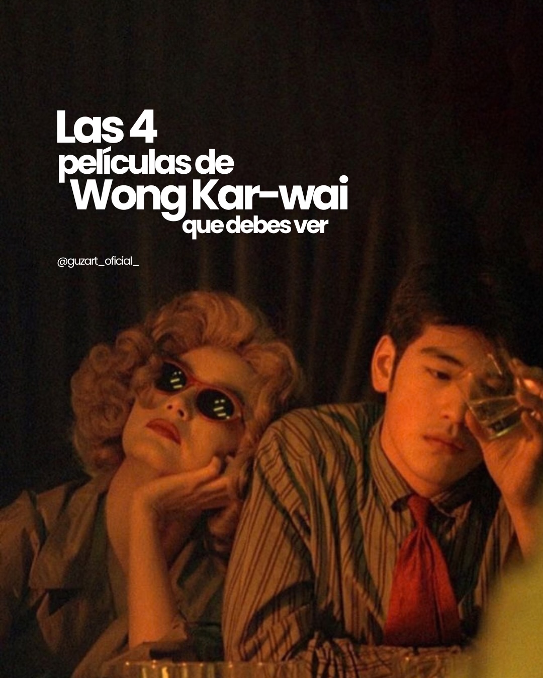 🎬✨ Una tarde para entrar al universo de Wong Kar-wai
Cuatro películas, cuatro historias y una misma invitación: sentir el cine de una manera diferente. ❤️🩹
Acompáñanos a disfrutar de una selección de películas del reconocido director hongkonés Wong Kar-wai, donde el amor, la soledad, los encuentros y los recuerdos se convierten en protagonistas.
🎞️ 4 películas para descubrir, redescubrir y disfrutar en pantalla grande.
📍 Guzart — Country Club 173, Coyoacán, CDMX
🎟️ Entrada GRATIS
Ven con tus amigos, tu pareja o simplemente contigo.
🍿 El cine se disfruta mejor cuando se comparte.
¡Te esperamos! ✨
👩🏻🎨: @mimluvyy
#cine #actividadesgratuitas #cdmx #coyoacan #cineclub