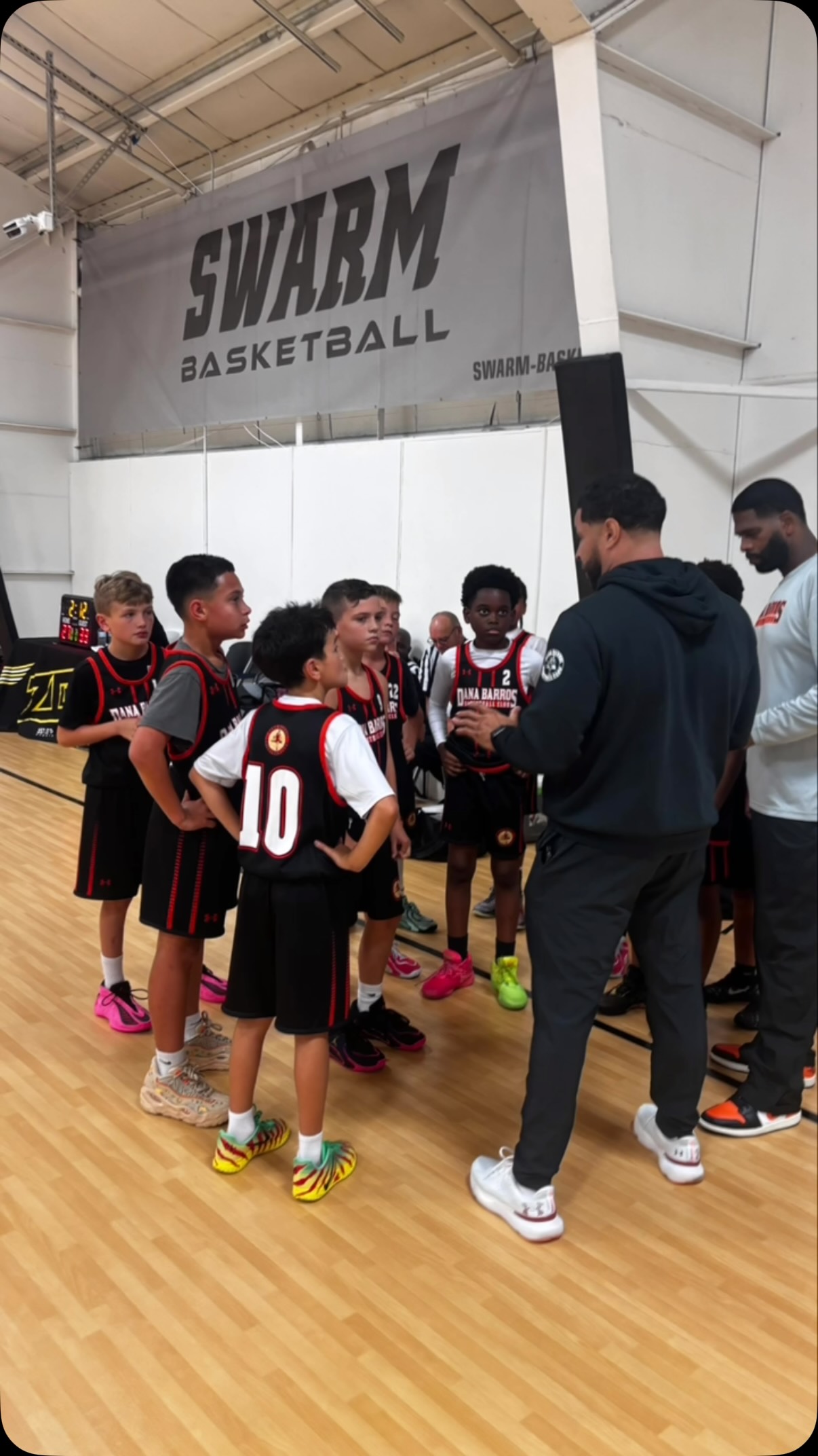 Coach @gcodedotcom & the 5th graders boys boys are getting ready to represent @zg_newengland NERR Hoops Festival! 2 tough games on the docket today! Good luck guys! #danabarrosbasketballclub #dbyl #dbskillstrainingacademy #proudcoach #boysbasketball