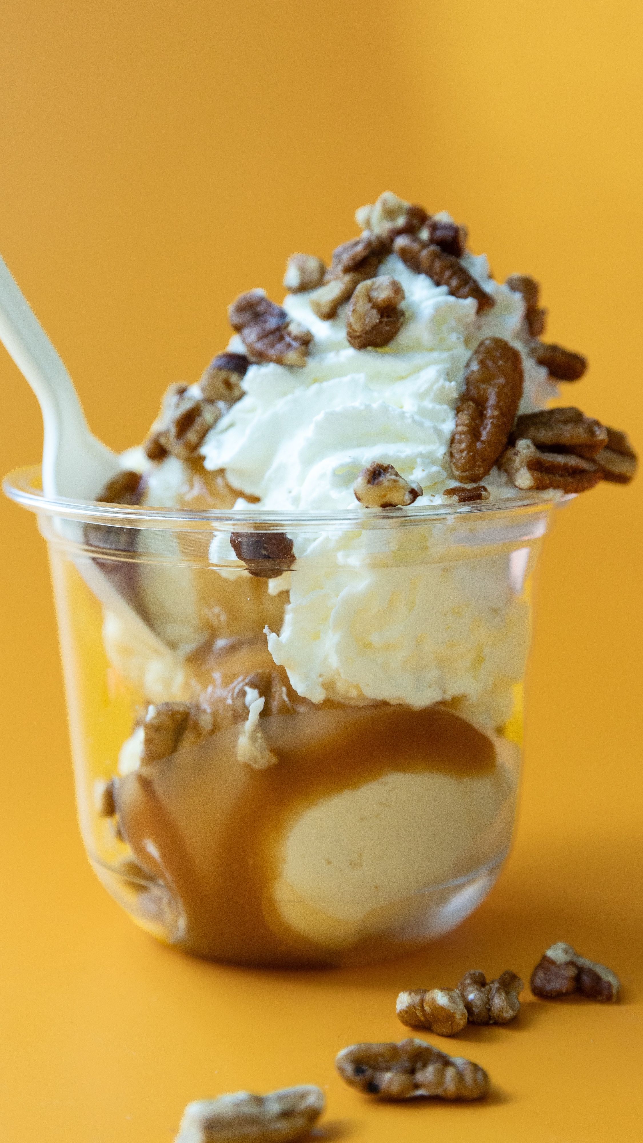 NEW SUNDAE ALERT! Come by any shop to enjoy our Sweet As Pie Sundae featuring our fall seasonal, Hazel's Pumpkin Pie. It's fall in a cup. 🎃 🥧🍨