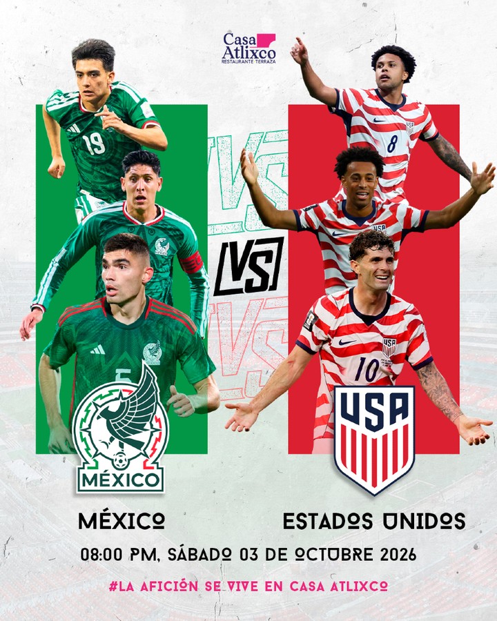 🇲🇽 ¡México vs Estados Unidos se vive mejor con una gran vista! ⚽🔥
Disfruta este partidazo el sábado a las 8:00 p. m. desde nuestros portales o terraza.
#LaAficiónSeViveEnCasaAtlixco