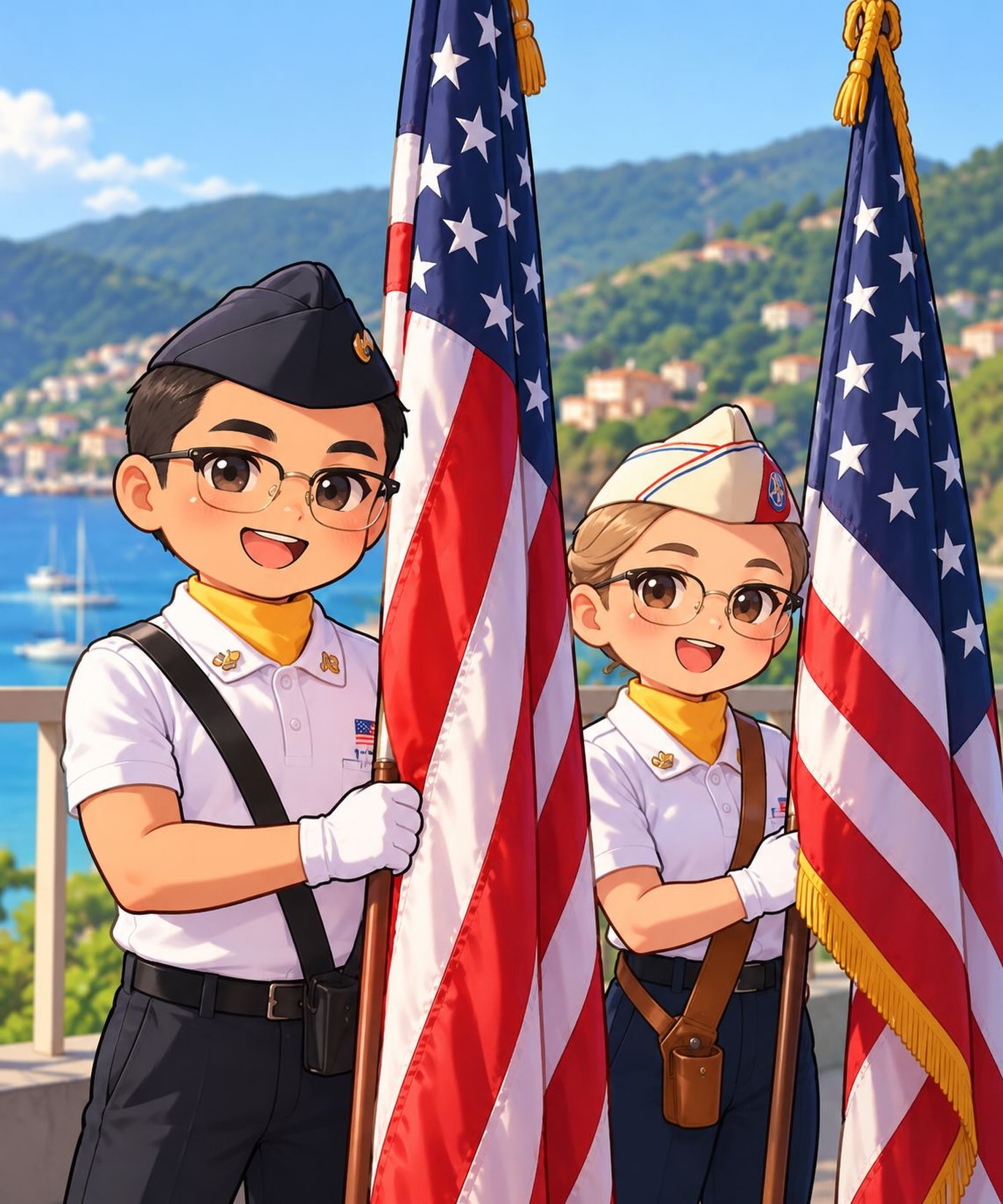 🇫🇷🇺🇸 Deux porte-drapeaux, une même passion pour l’amitié franco-américaine ! ✨
Envie de porter fièrement la bannière étoilée et de faire vivre cette belle amitié ? Rejoignez nos porte-drapeaux ! 🇺🇸
#FranceUsa #franceusafrenchriviera #portedrapeau #ceremonie #FUSA