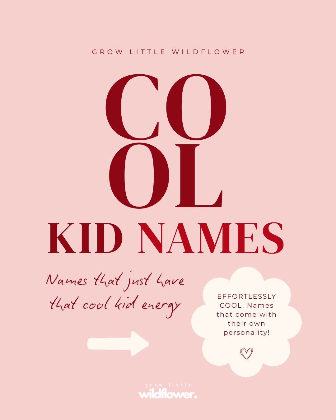 COOL KID NAMES ❤️🔥
>>> Scroll through and tell me your fave cool kid name either in this collection or add a new one below!!
*also aware lots of these names could be boy or girl, I just added them to the category I love for each name!! ❤️🔥
#growlittlewildflower
