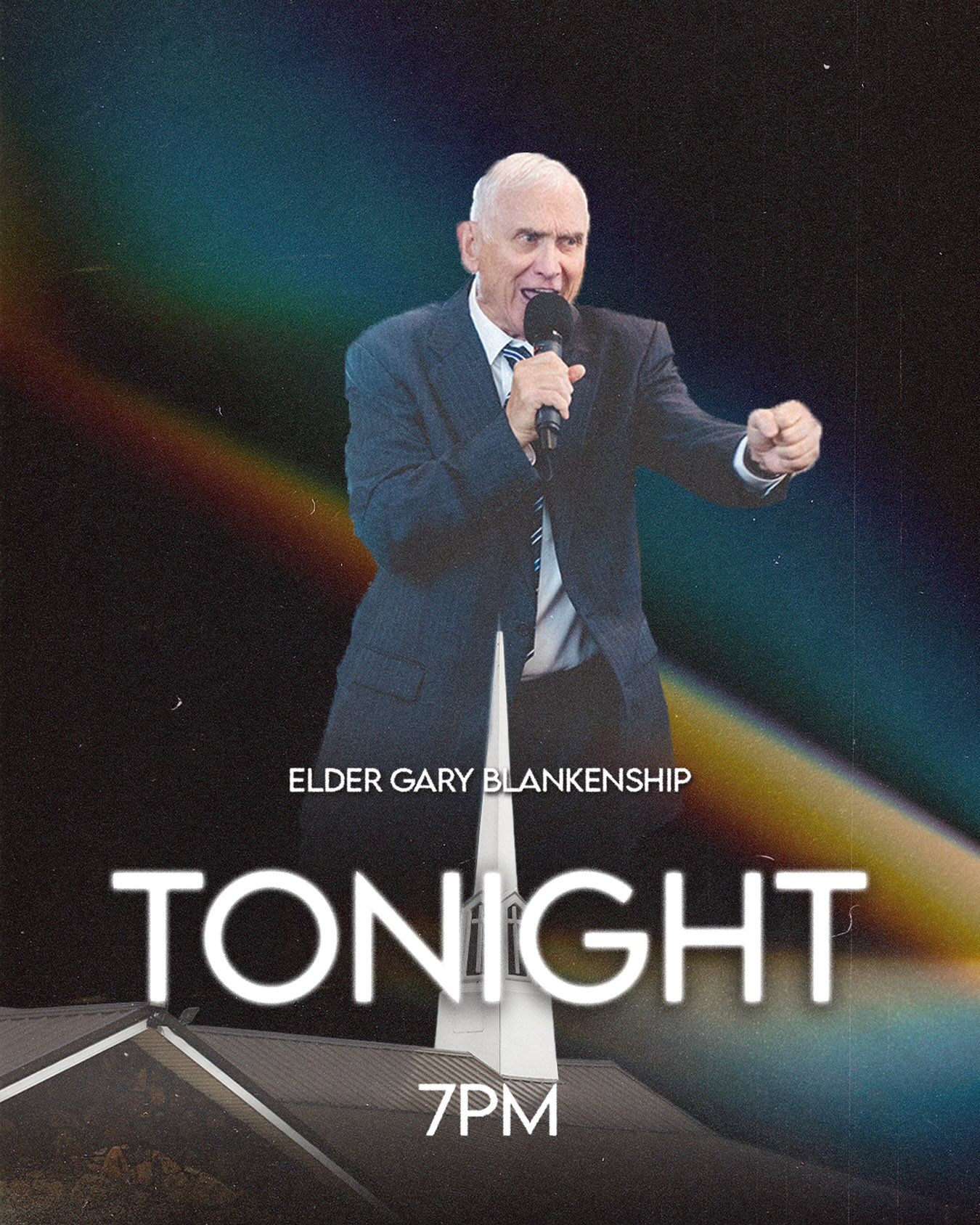 The 2nd night of anniversary services continues tonight with Elder Gary Blankenship ministering to us. 👏🏼