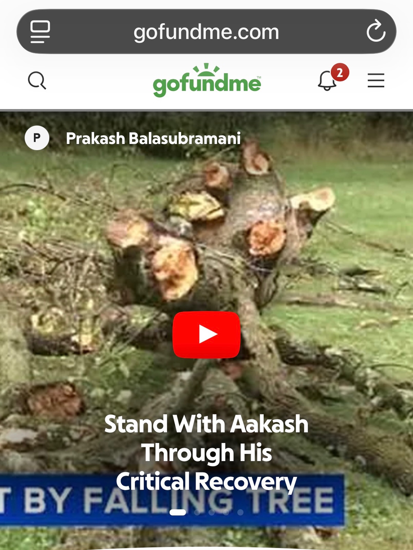 Please support Parkland Cross Country Runner who was tragically hit by a falling tree at practice with your prayers and the following Go fund me. Link in Bio.
https://www.gofundme.com/f/stand-with-aakash-through-his-critical-recovery