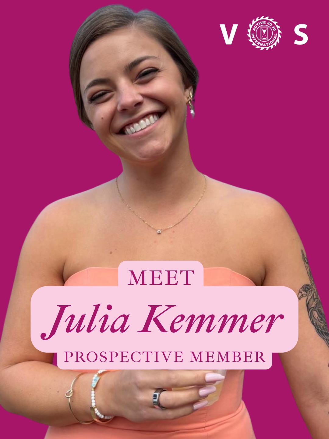Meet Prospective Member JULIA KEMMER!!
#member #shoutout #philanthropy