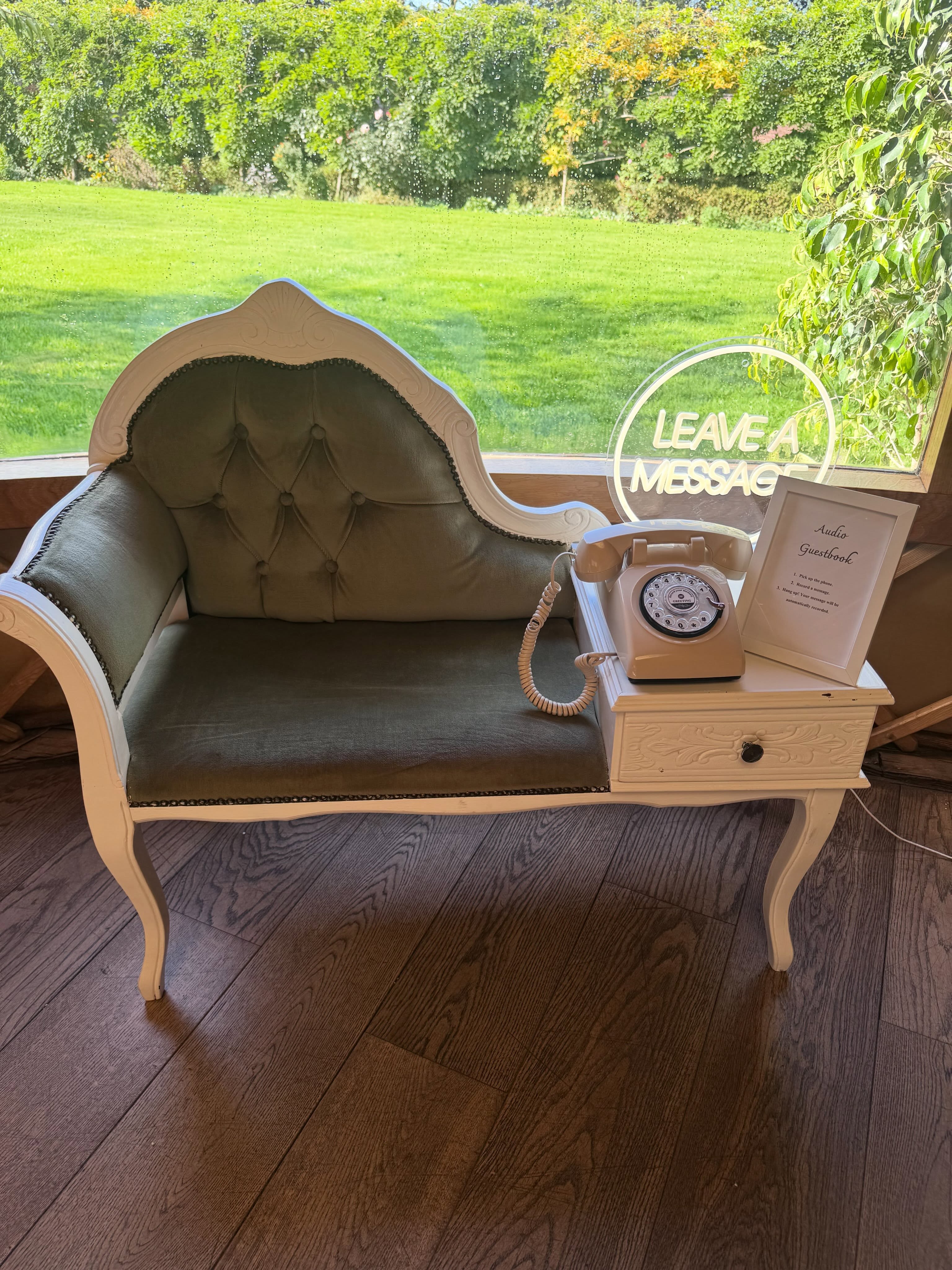 Audio guestbook 🤍 keep voice messages off loved ones from your special day. Popular for weddings, anniversaries, birthdays and baby showers a lovely keepsake of the event. Message us today to see our range of audio guestbook options from £99 for whole of your event.