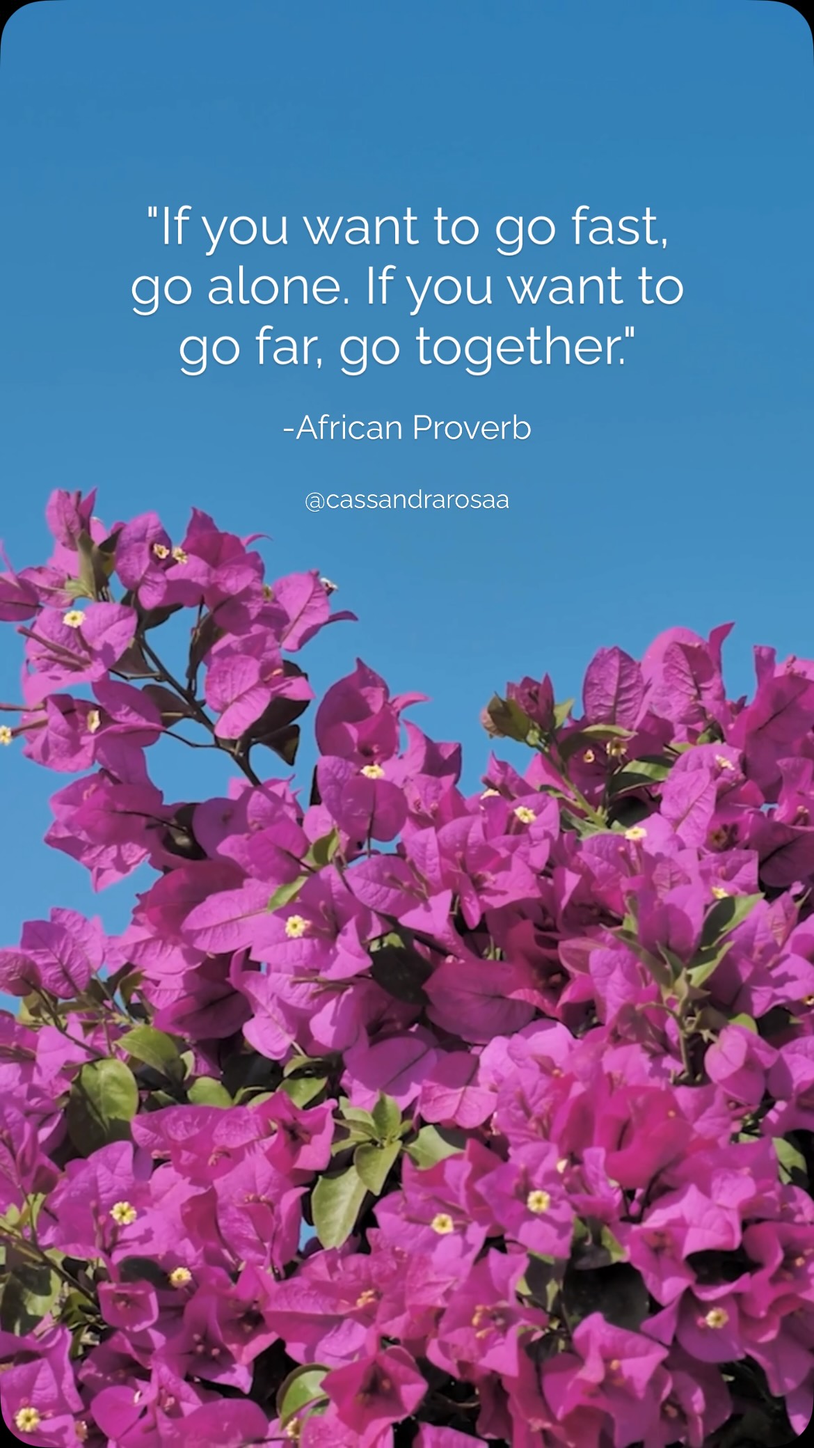 Collaboration is one of my favourite parts of what I do!
A group of people coming together creating something impactful is so magical.💫
Especially when:
- it’s real, raw and unfiltered,
- the collaborators equally contributing to the mission
- its an impact focused creation
- there’s a shared mission
- the connection goes beyond the collaboration
I think that’s what makes the perfect collab! How about you? What do you think? Let’s hear about it 👇🏼
Follow @cassandrarosaa for more inspirational posts! 💗