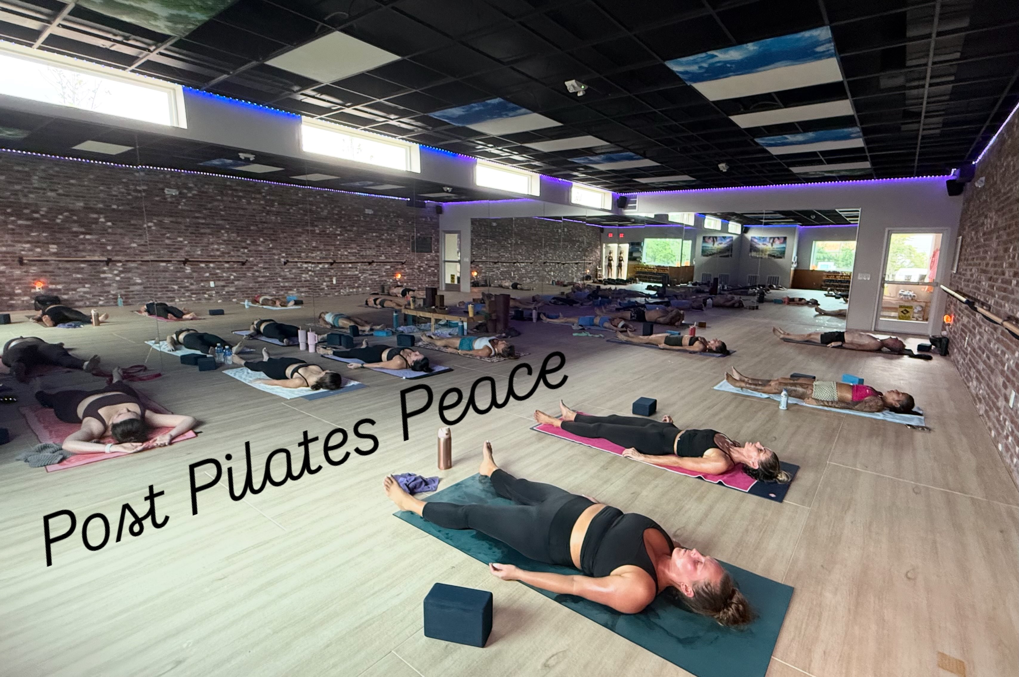 Taking a moment of peaceful rest after a sweaty power hour Pilates sesh is the best! βΊοΈ
We offer it every day.
See you in Hot Pilates class tomorrow. π«