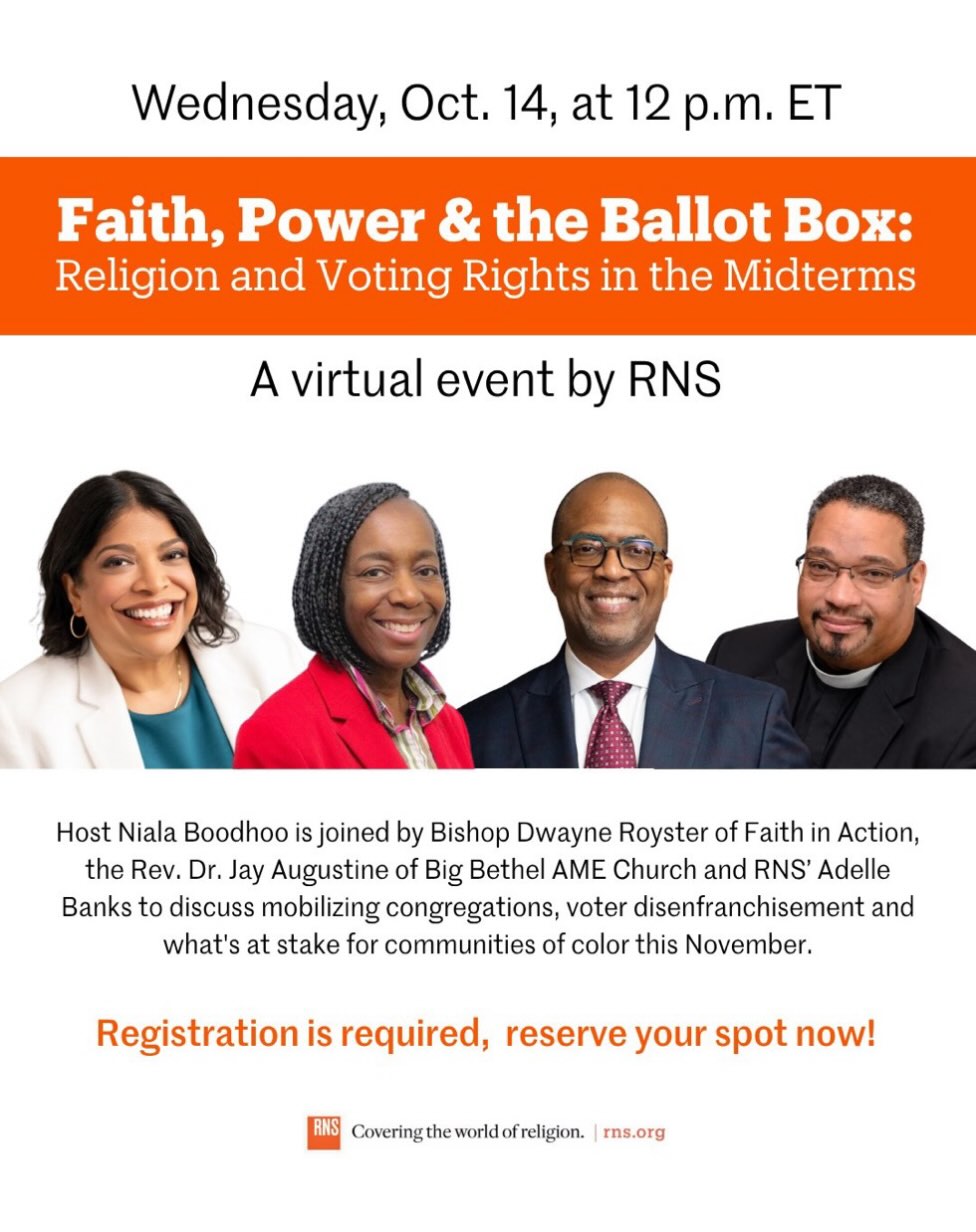 #ElectionDay is coming. Make a plan. #VOTE 🗳️ Democracy is worth fighting for 🇺🇸 @bigbethelamechurch @religionnewssvc