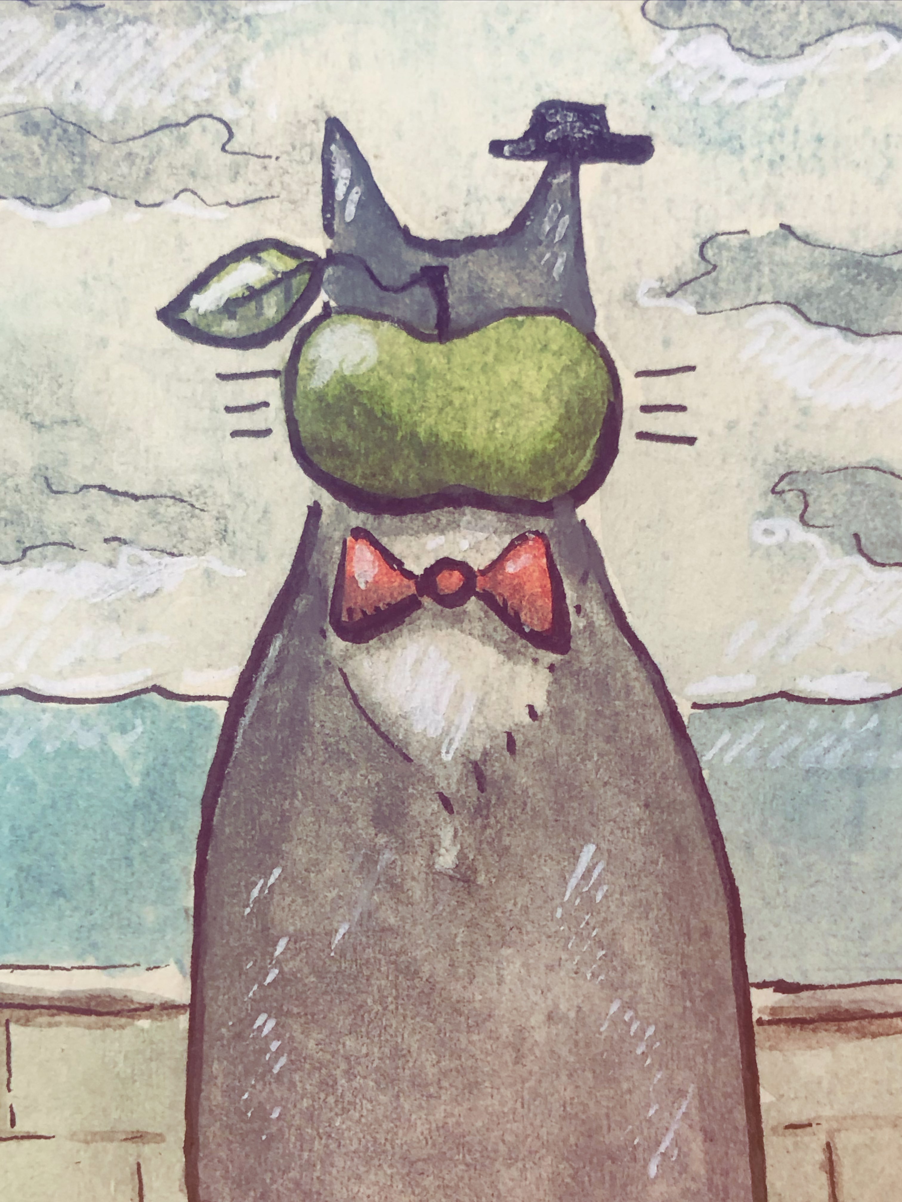 Then suddenly I found myself drawing Inktober2026 in cats and famous artists.🙀
To be continued.
#renémagritte #caravaggio #nicholashilliard #carlspitzweg #carybé