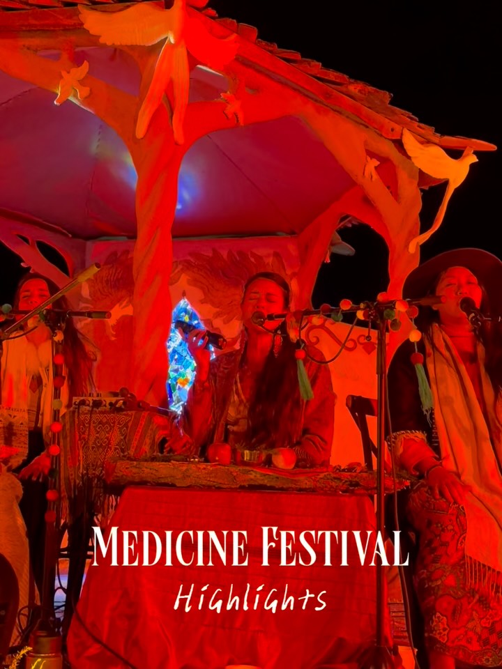 MEDICINE FESTIVAL
One of my highlights by far during this summer of sharing music was @medicinefestival
Transformative is not an adjective I dare to use often, but here I felt it.
Right at the very beginning, one of the stage managers told us: “This is not just a festival, it’s a 5 day long ceremony that we all are going through together” - and oh, how deeply I got to experience that. 🍃
In the first days, amidst the worst heatwaves and droughts that Europe has ever seen, I came down with a really nasty flu and sore throat. For 3 out of the 4 times I sung on stage, I had almost no voice.
While the festival had to deal with a fire ban and water scarcity, my own inner critic came out very strong during those days, testing my spirit. I went through a hell lot of self-doubt and wondered what and if my presence even contributed.
Among the withered landscapes, songs for the waters where shared abundantly. Where usually there were fire ceremonies, we prayed to the waters instead.
Against my own inner drought & critics, I am glad I pushed through and ended up sharing a Water Prayer that I learned from my Moondance lineage in the Hanuman Project Forza Feminina set on the Goddess Fyre stage. 🌹🔥
Finally, on the last day of the festival, the clouds graced us with coolness and sprinkles of rain. Thanks to all the medicines and remedies that my friends shared with me abundantly, that’s also when I got to be back in my full power and joy and receiving the blessings 🌞
It felt equal to me like the last part of a ceremony, after the shadow work when all pieces start coming together, and bliss takes place where hard work was present.
Whew. What teachings!
Thank you Medicine Festival for being truly one of a kind festival. Thank you for all the wisdom keepers who held down the field with us - so many wisdom keepers from around the world united. Huge gratitude the epic festival team with some of the biggest hearts and most genuine smiles I’ve ever met. ♥️
And of course my biggest gratitude to @hanumanproject for this sangha. Sometimes I feel we’ve been doing this for lifetimes. What a blessing & honor 💕✨
•
#medicinefestival #medicineuk #festivalseason2026