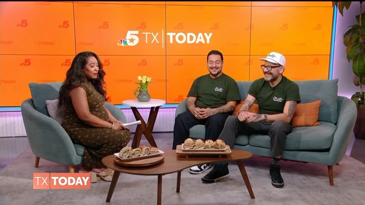 “The Mecca of freshness” - watch our very own @chefdavidrodriguez and Sales & Hospitality Manager Alex Astorga talk sandwiche, bread, bacon and more with @nbctexastoday ‘s @hellocleo.tv ! Thank y’all for having us out!