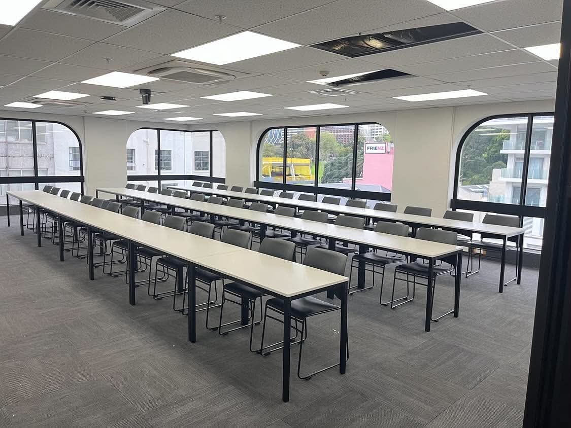 #schoolfurniture by Polletts #nzmade desks perfectly accompanied by our popular maxim chair from @buro.seating