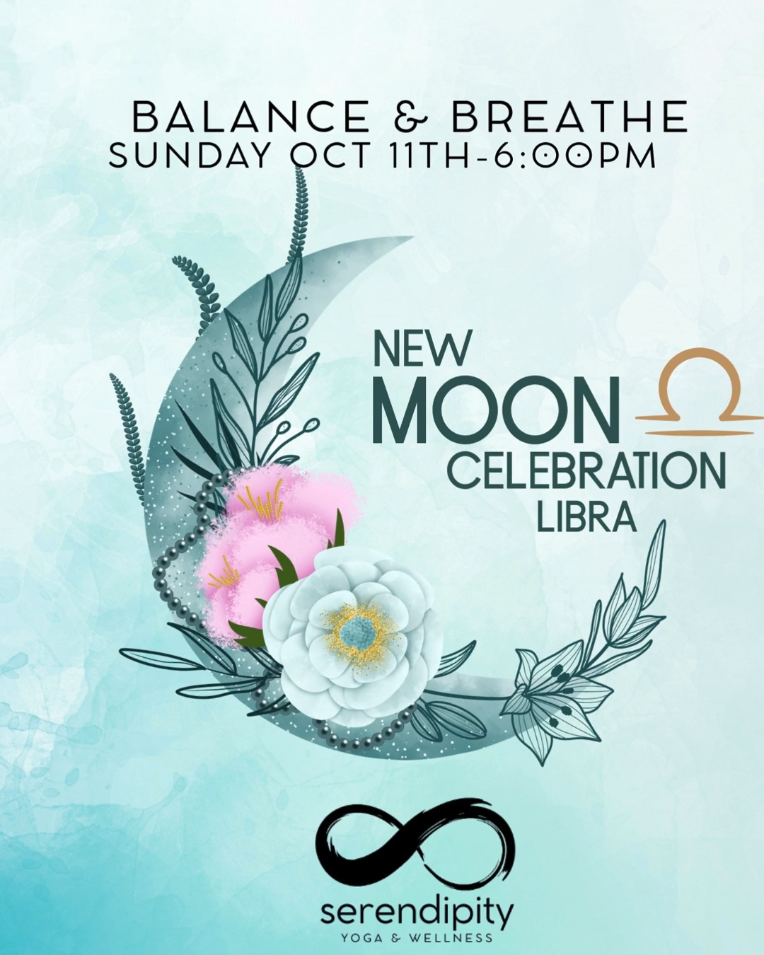 Balance & Breath | New Moon Celebration
Sunday, October 11 | 6:00pm
This Sunday happens to bring together a few lovely themes: Thanksgiving, a New Moon in Libra, and an opportunity to slow down and take a breath.
The New Moon in Libra is traditionally associated with balance, harmony, relationships and finding a little more equilibrium in our lives.
And with Thanksgiving happening this weekend, it feels like a particularly good time to pause and notice what we’re grateful for.
Not the polished, picture-perfect version of gratitude. Just the simple things. The people who matter. The moments that have brought us joy. The things our bodies allow us to do. The communities we’re part of. Maybe even the small things we tend to overlook when life gets busy.
Our Balance & Breath New Moon Celebration will be an evening to step out of the noise for a while and reconnect with yourself.
We’ll spend our time with:
• Pranayama and mindful breathing
• Gentle movement to settle and ground the body
• Reflection and intention setting
• A beautiful closing with the sounds of the crystal singing bowls
Perhaps your intention is about creating more balance. Perhaps it’s about making space for yourself. Perhaps it’s simply about noticing what is already good.
There’s no right way to do it.
Just come, breathe, move, reflect and allow yourself to be present.
Sunday, October 11 | 6:00pm
The Armoury | Serendipity Yoga
A little balance. A little breath. A little gratitude. And an hour to simply be.
#serendipityyoga
#healthymovementyourway
#yogapec