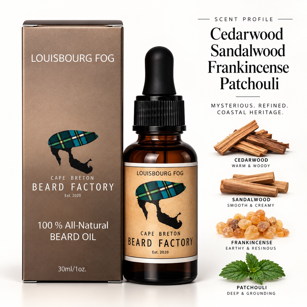 YOUR NEXT BEARD OIL IS ON US.
Buy 3 products from Cape Breton Beard Factory and get a FREE bottle of The Louisbourg Fog Beard Oil.
Inspired by the coastal charm and rolling fog of historic Louisbourg, it brings a little piece of Cape Breton’s rugged Atlantic shores to your daily grooming routine.
This all-natural blend features jojoba and sweet almond oils to help soften your beard and moisturize the skin beneath, while cedarwood, sandalwood, frankincense, and patchouli create a warm, woodsy aroma with a rich, earthy finish.
We hope you enjoy it, and that every use reminds you of the ocean air, rich history, and timeless beauty that makes Cape Breton Island so special.
Discover the Inspiration behind the Louisbourg Fog Beard Oil:
https://www.capebretonbeardfactory.com/post/the-chronicles-of-the-cape-breton-beard-factory-chapter-1-the-louisbourg-fog
✅ Purchase 3 or more products.
✅ We’ll include your FREE Louisbourg Beard Oil.
✅ No promo code needed.
Available for a limited time. Pick your three today, we’ll take care of the freebie. 👊
🛒 Shop now at :
www.capebretonbeardfactory.com
Inspired by Culture & Built on Tradition.
#capebretonbeardfactory #beardcare #madeinnovascotia #shoplocal #novascotia.loyal #staybearded #capebretonisland