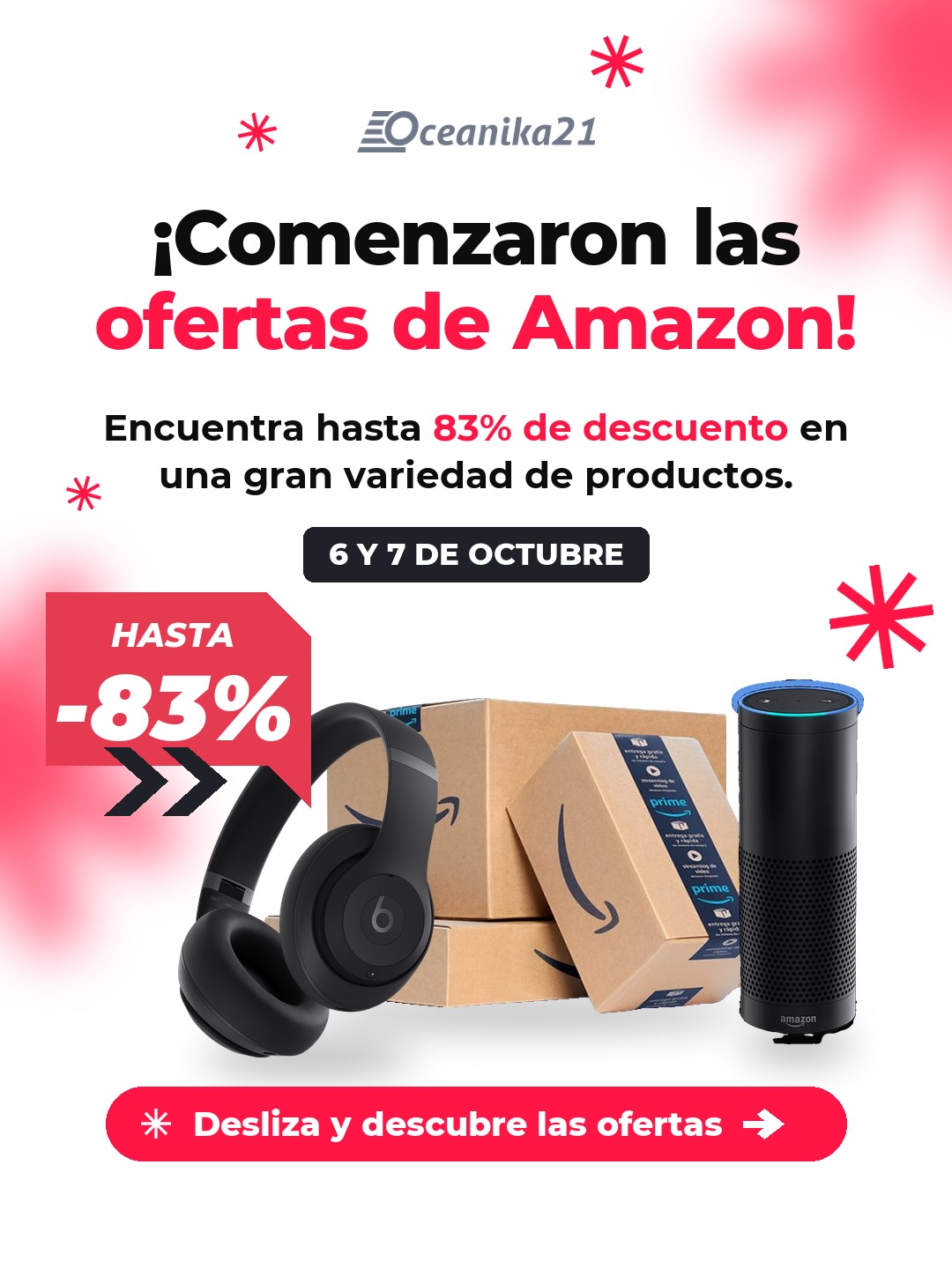 Ofertas históricas durante hoy y mañana en Amazon. 🛍️
Desliza para ver cómo verificar si una oferta es real antes de comprar y qué marcas tienen los mejores descuentos para adelantar tus regalos de fin de año sin gastar de más.
Tú aprovechas las ofertas, las mandas a nuestro almacén en Miami y nosotros las enviamos a más de 100 destinos en Venezuela.
📩 Comenta PRIME y te envíamos la info al DM.