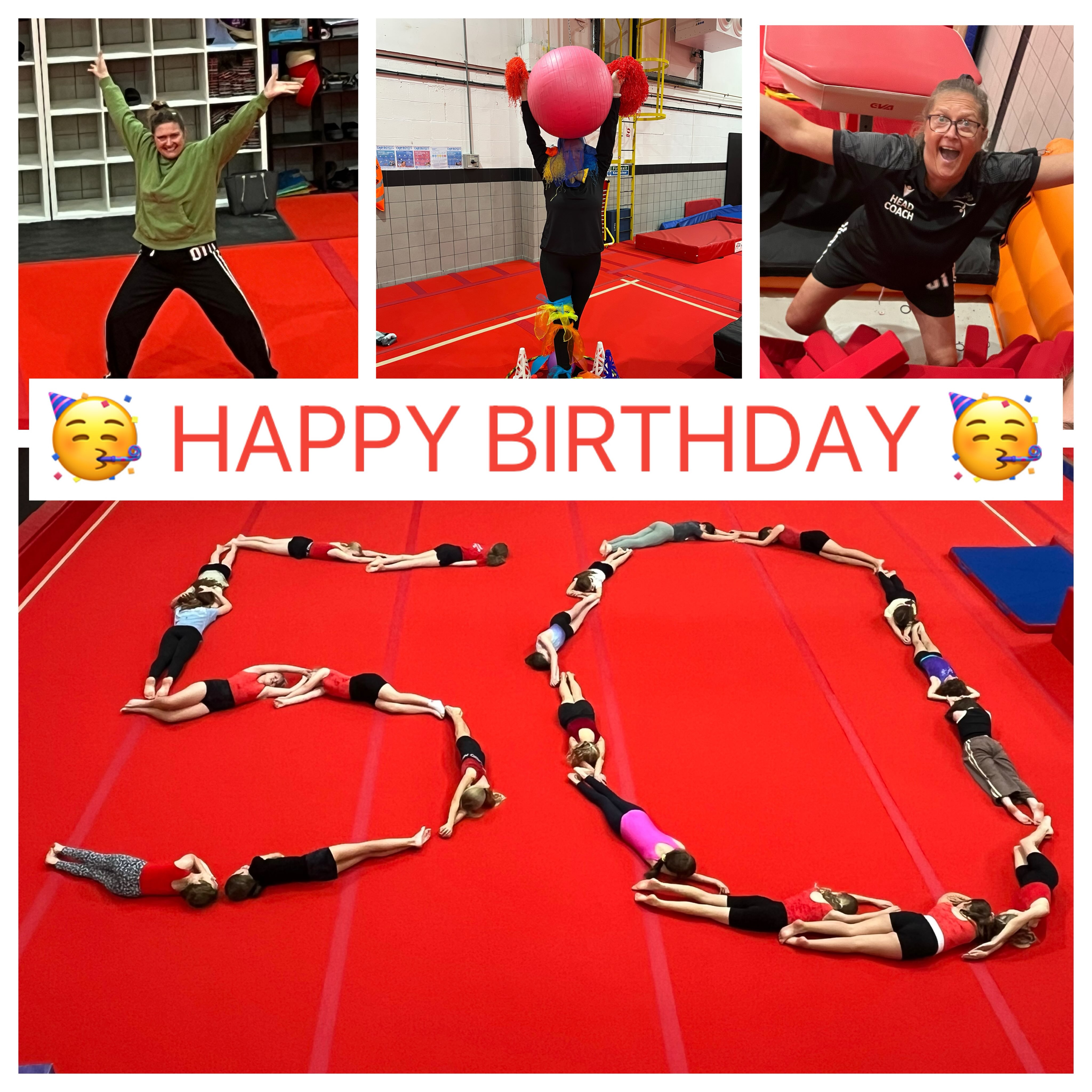 Happy birthday to head coach Lisa! 🥳🎉 We hope you have a lovely day! Just 49 + 1….😉🤣❤️