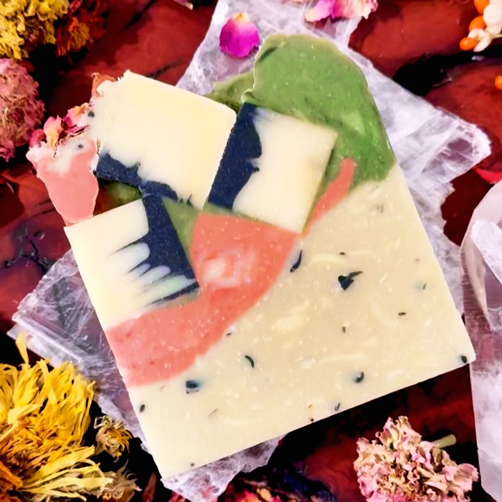 🍂⚗️🜂 **Happy Sunday, from @apothecary.addict!** 🌿✨🜂
As autumn deepens and the days grow shorter, nature gently reminds us that there is beauty in slowing down, gathering warmth, and preserving the last whispers of seasons past. 🜃🜄
🌹 **THE SOLSTICE PETAL BAR** — a floral winter talisman, born of light and shadow.
A little botanical alchemy for the changing seasons… crafted with rich, skin-loving oils, raw and unrefined butters, coconut milk, mineral clays, and a delicate, softly herbal bouquet of **100% pure essential oils** — geranium, lavender, cypress, frankincense, ylang ylang, and more. 🌿⚗️
Its gentle herbal aroma also makes it a lovely choice for a mindful **facial cleansing ritual** — softly fragrant, never overpowering.
And the artistry? 🎨 Layers of ivory, charcoal, muted rose, and botanical green form an almost **abstract composition**, crowned with preserved rose petals. A tiny piece of sculptural art, inspired by nature and the quiet beauty of the approaching winter. 🥀🜁✨
**Now offered at a special price** in my *Clearance Collection* — a gathering of artisanal treasures created with the same care, intention, and uncompromising ingredients as every Apothecary Addict offering. 🤎
**A solstice relic. A floral winter talisman.**
A little luxury for the darker days ahead. 🜂🌙
✨ Discover **The Solstice Petal Premium Soap Bar** at **apothecaryaddict.com** or through the link in my bio.
#ApothecaryAddict #BotanicalSkincare #ArtisanSoap #SlowBeauty #ColdProcessSoap
