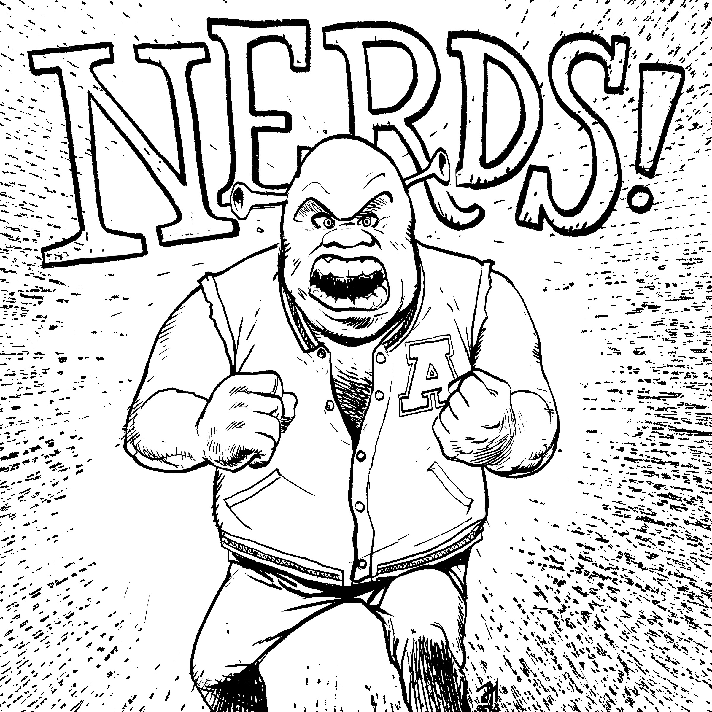 Inktober Day 6: OGRE. Shrek Goes to College.
@inktober #inktober #inktober2026 #ogre #shrek #revengeofthenerds #donaldgibb #dreamworks #animation #college #drawing #illustration #johnholmes #johnrholmes
