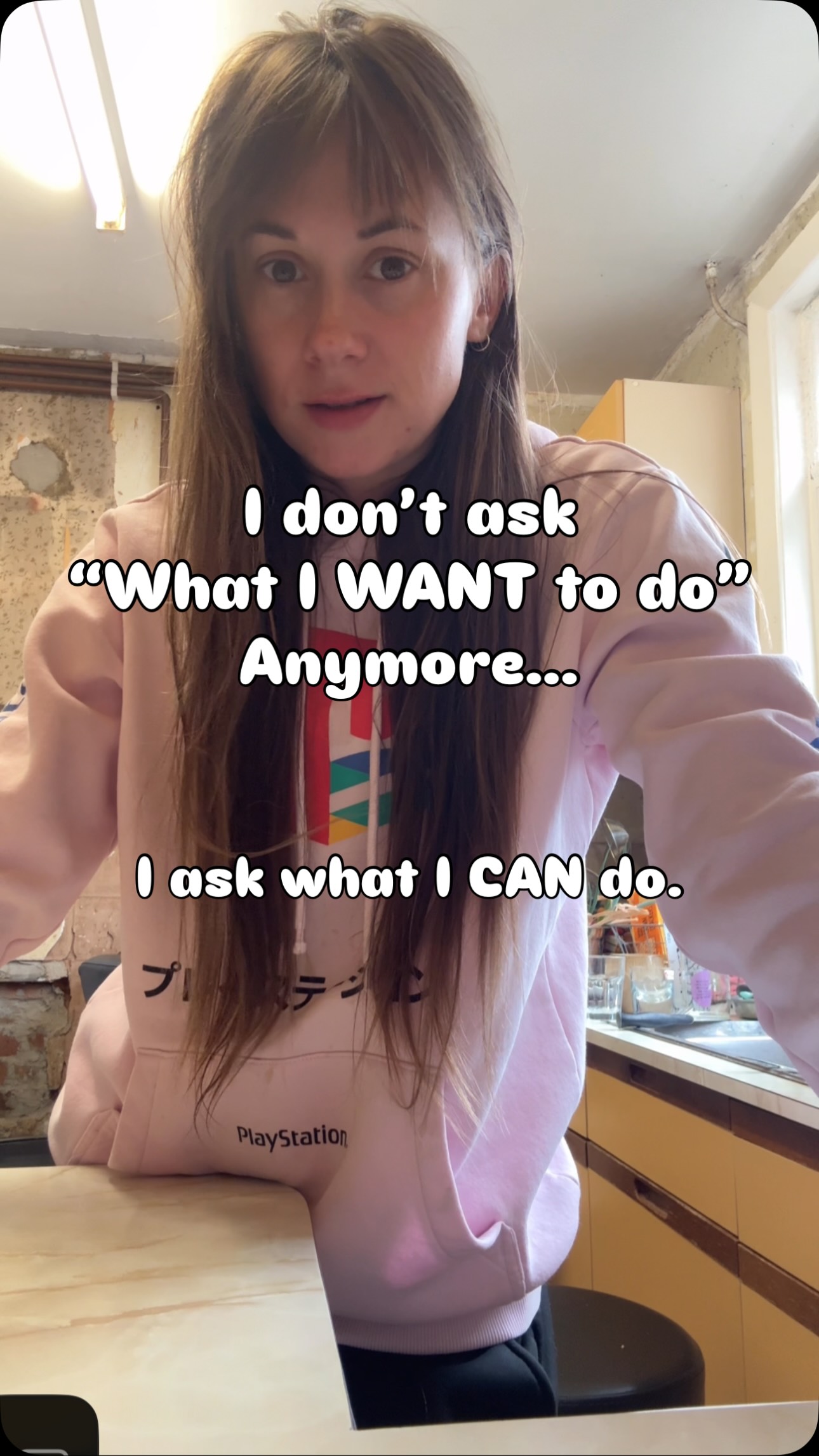 I think one of the hardest things about becoming chronically ill has been accepting that wanting to do something and being capable of doing it are now very different things.
My brain still wakes up like the old me 😂
“LETS GOOOO, what are we doing today?! Oh let’s do this, do that, do this, We could sort that room, take that apart, sand that, clean that, go out, do this, do that…”
All the while my body say absolutely-fucking-nooooooo
And I’m only just properly learning that I have to decide what I’m spending my energy on before I’ve spent all of it and find myself in a little pickle
Today I need to take Grandma shopping. So even though there are about 600 things around this house that I WANT to get up and do this morning… doing them means I potentially don’t get to do the thing I actually very much NEED to do later.
Which sounds ridiculously obvious when you wrote it down… like duh. 😂 but actually accepting it in the real world might be the hardest thing ever.
The really weird bit for me is that capacity isn’t even consistent across different activities. I can still clean houses (all be it only 10 hours a week… 🙄) I can potter around doing odd DIYs. But walking seven doors down the road can completely fuck my hips and body up for several days. Infact overdoing anything can mess me up for days.
Different movement seems to cost my body differently. Cleaning has me bending, stopping, changing position, sitting down, getting back up… and yes, I’ll often end up shaky or dizzy instead. But I can pace myself and ease the pressure over the whole my body… Straight walking is a completely different battle.
So ability isn’t really this neat little line of “well you could do that, therefore you can obviously do this.”
And I think that might be one of the things I’ve struggled with most… because I’m still learning it about my own body too.
Anyway. today’s achievement is drinking my coffee and NOT dismantling a wardrobe before I go out 💁🏽♀️😂
If you’re chronically ill too… what’s been the hardest thing you’ve had to accept about the way your life or capacity has changed?
I’m curioussss