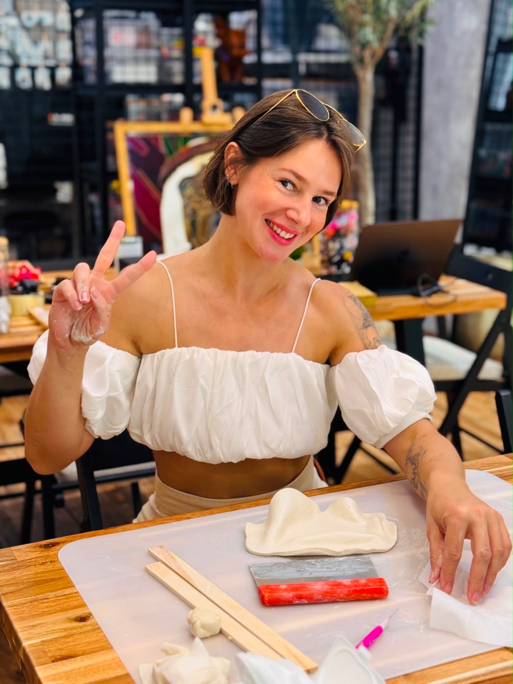 When people think our art studio is just for kids… 😭
Guys, you’re thinking way too small. 😂
Our workshops don’t end at canvas painting — that’s a little too mainstream for us. And nope, we’re not just a Charm Bar or bedazzling studio either.
Clay art? Check.
Soap making? Check.
Candle making? Check.
Lotion bars? Check.
Woodworking? Check.
3D projects? Check.
Glass painting? Check.
Stitching? Check.
Costumes? Check.
Props? Check.
School projects? Check.
And honestly… we could keep going all day. 😏
Kids, teens, adults, corporate teams, private groups, events — we create workshops around what you actually want to make. That’s the fun part about AMR. We’re not really a “pick from these 5 workshops” kind of studio.
You tell us what you want to create. Chances are, we already know how to make it happen. 😉
And possibly our favorite little studio perk?
☕ Unlimited drinks while you create.
For the grown-ups: espresso, black coffee, latte, cappuccino, karak, tea latte and more.
For the little artists: chocolate milk, hot chocolate, milk, mochaccino and more. 🤎
Because if you’re going to spend a few hours making something cool, you might as well be caffeinated, cozy and having a good time while doing it. Right???
So… what are we making next?
Visit our studio
📍A M R DESIGN & ARTWORK SERVICES LLC
Shop 03 G/F AB Centre, Sheikh Zayed Road, Al Barsha 1, Dubai
🕙 Open daily, 10 AM–8 PM
DM us your workshop idea — even the unusual ones. Especially the unusual ones. 🤍
#art #artworkshop #workshop #artclub #event