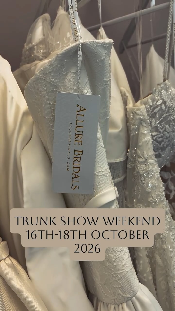 Our Allure Bridals Weekend is THIS MONTH!
With an extended selection of gowns coming into the boutique, for just one weekend.. this is your sign to grab your best girls & come + find your dream wedding dress at The Little White Dress Company 💫
16th-18th October
📍 Driffield, East Yorkshire
✨Weekend Exclusive Offers/Discounts
✨Gifts for those YES moments
✨Complementary Refreshments
✨Extended Selection of New Season Gowns
If Allure is on your list, this is your weekend 🤍
Book your appointment at the link in our bio 🔗 See you soon bridey xx
#allurebridals #allurebridaltrunkshow #weddingdressshopping #yorkshirebride #bridalboutique